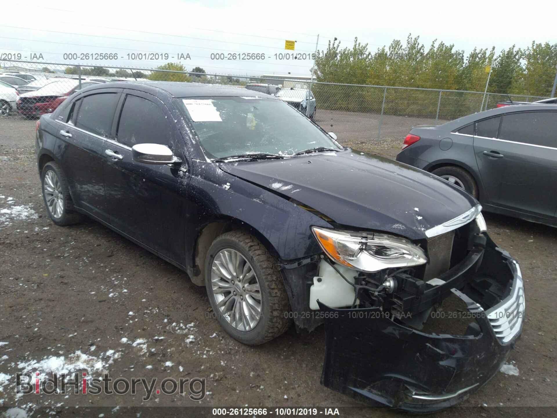 Фотография 1C3CCBCB8CN121559 - CHRYSLER 200 2012