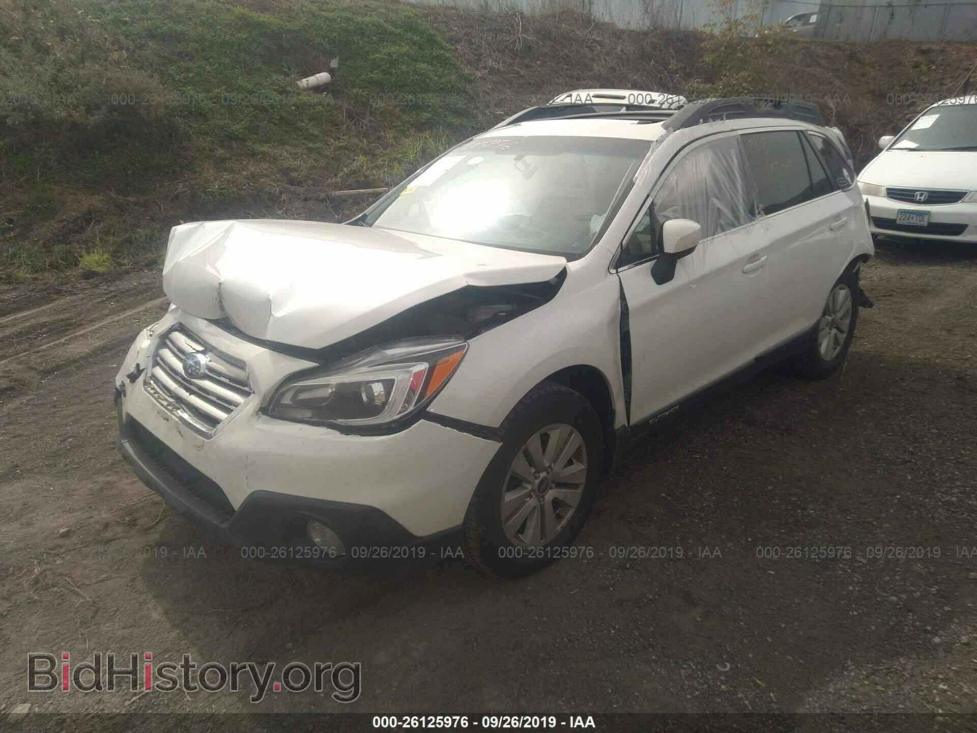 2016 SUBARU OUTBACK - VIN: 4S4BSBDC8G3284744 - Фото 2