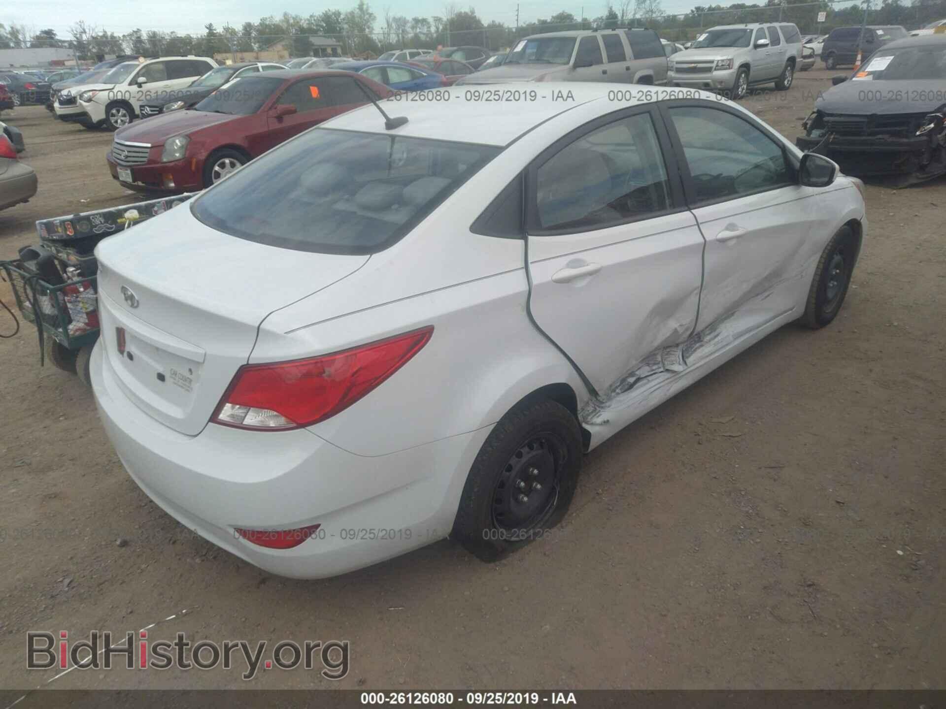 2017 HYUNDAI ACCENT - VIN: KMHCT4AE1HU372906 - Фото 4