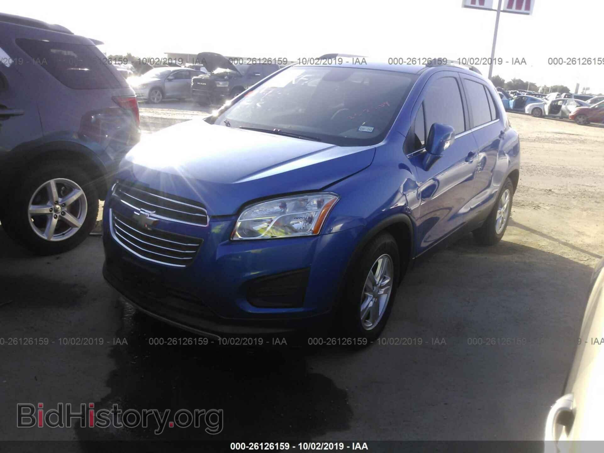 2015 CHEVROLET TRAX - VIN: KL7CJLSB9FB237963 - Фото 2