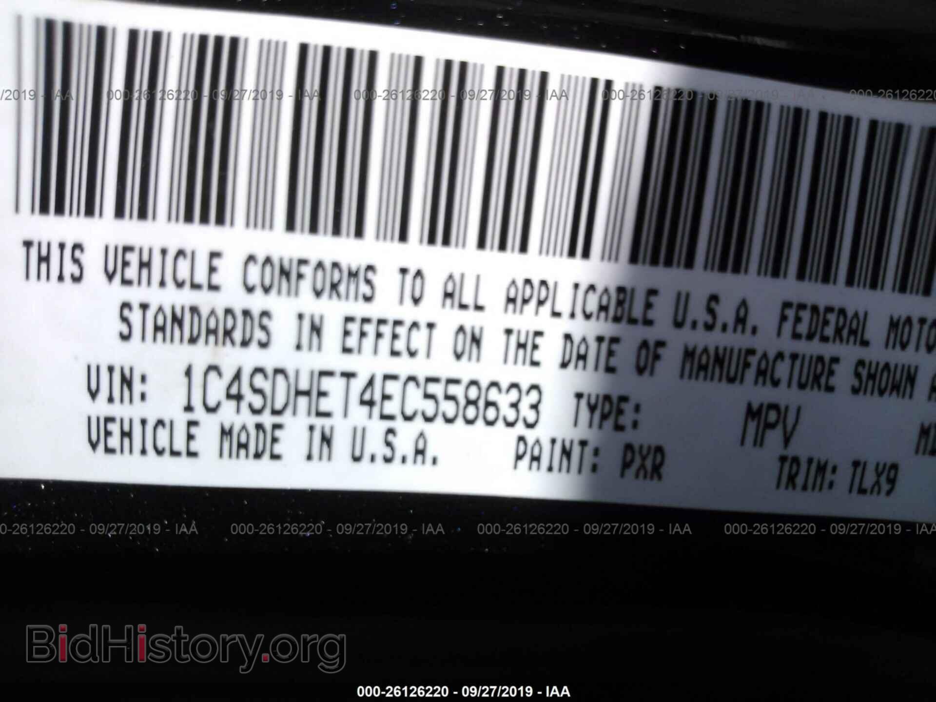 2014 DODGE DURANGO - VIN: 1C4SDHET4EC558633 - Photo 9