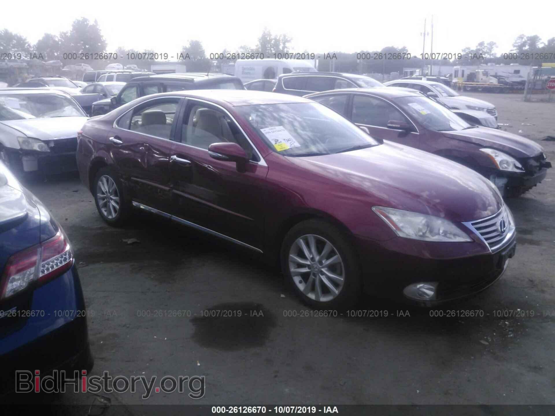 Photo JTHBK1EG0B2443253 - LEXUS ES 2011