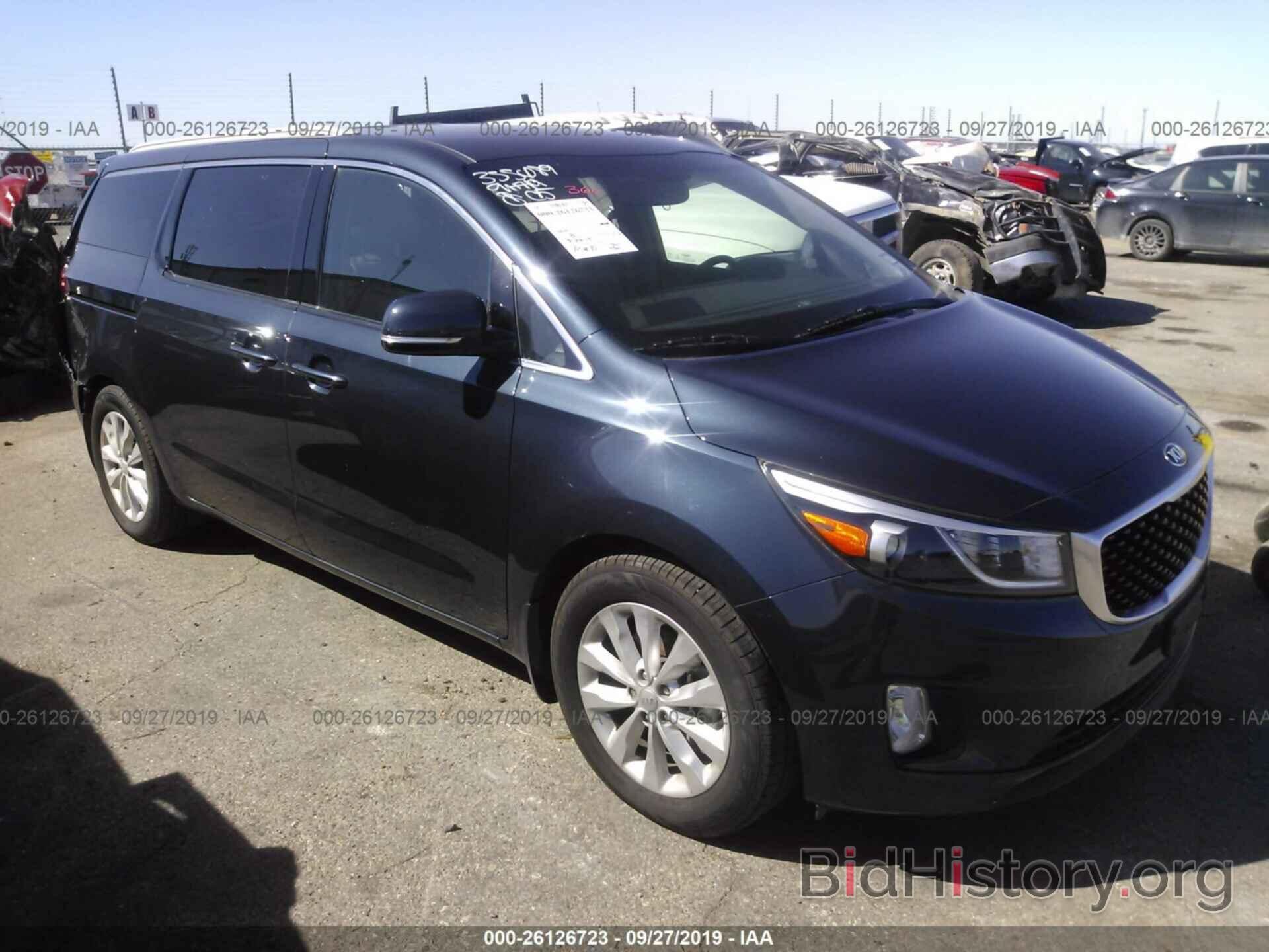 Photo KNDMC5C10G6117000 - KIA SEDONA 2016