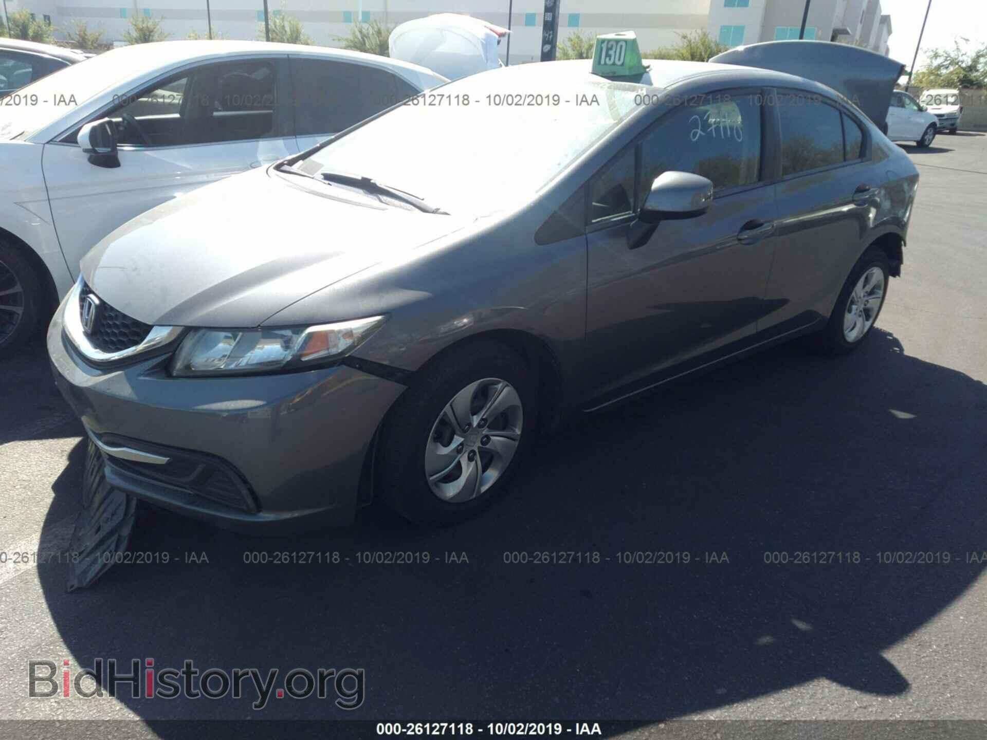 2013 HONDA CIVIC - VIN: 19XFB2F57DE210403 - Фото 2