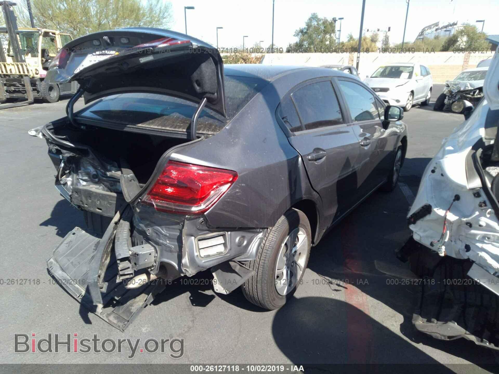 2013 HONDA CIVIC - VIN: 19XFB2F57DE210403 - Фото 4