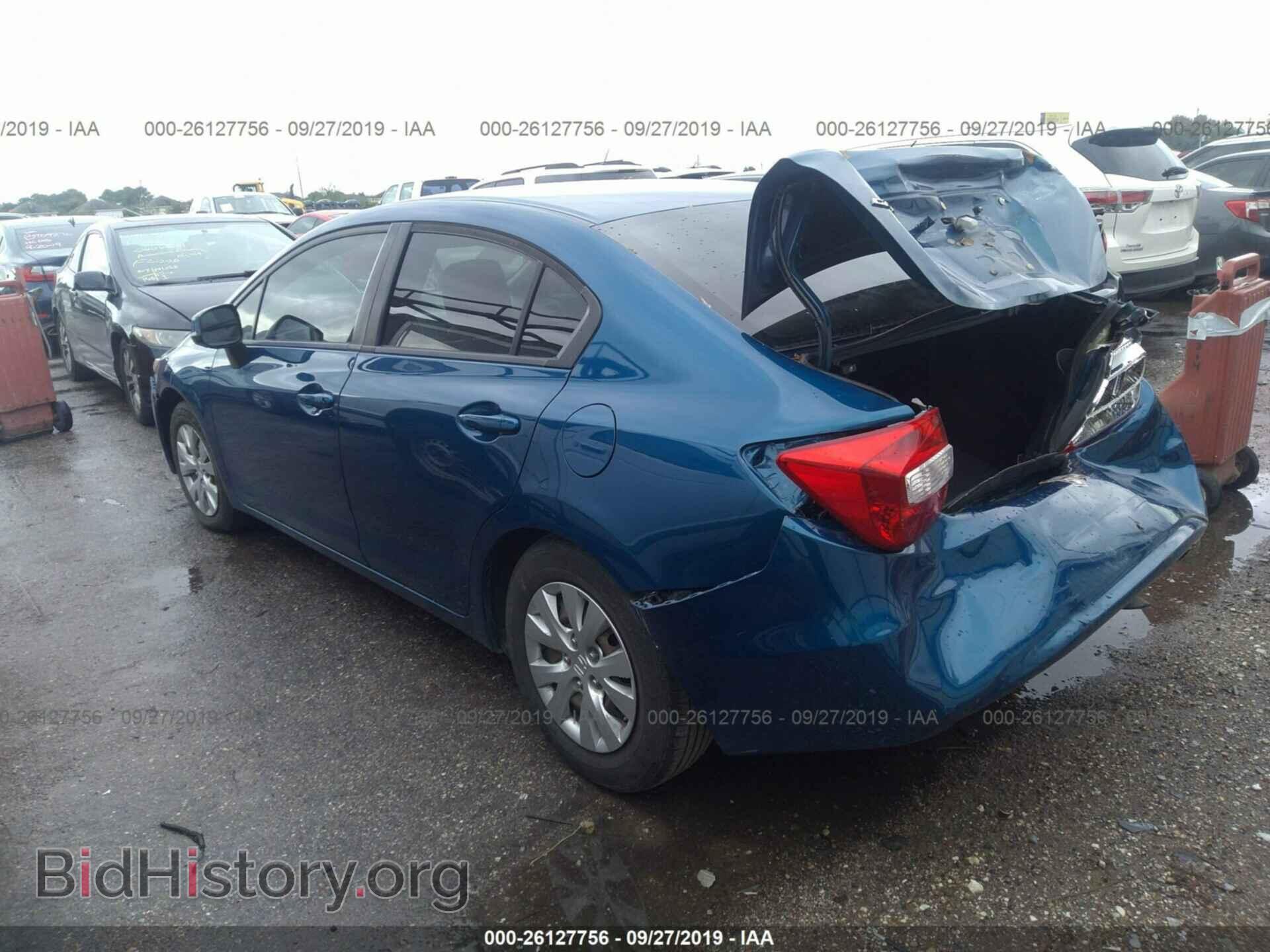 2012 HONDA CIVIC - VIN: 2HGFB2F52CH533066 - Фото 3