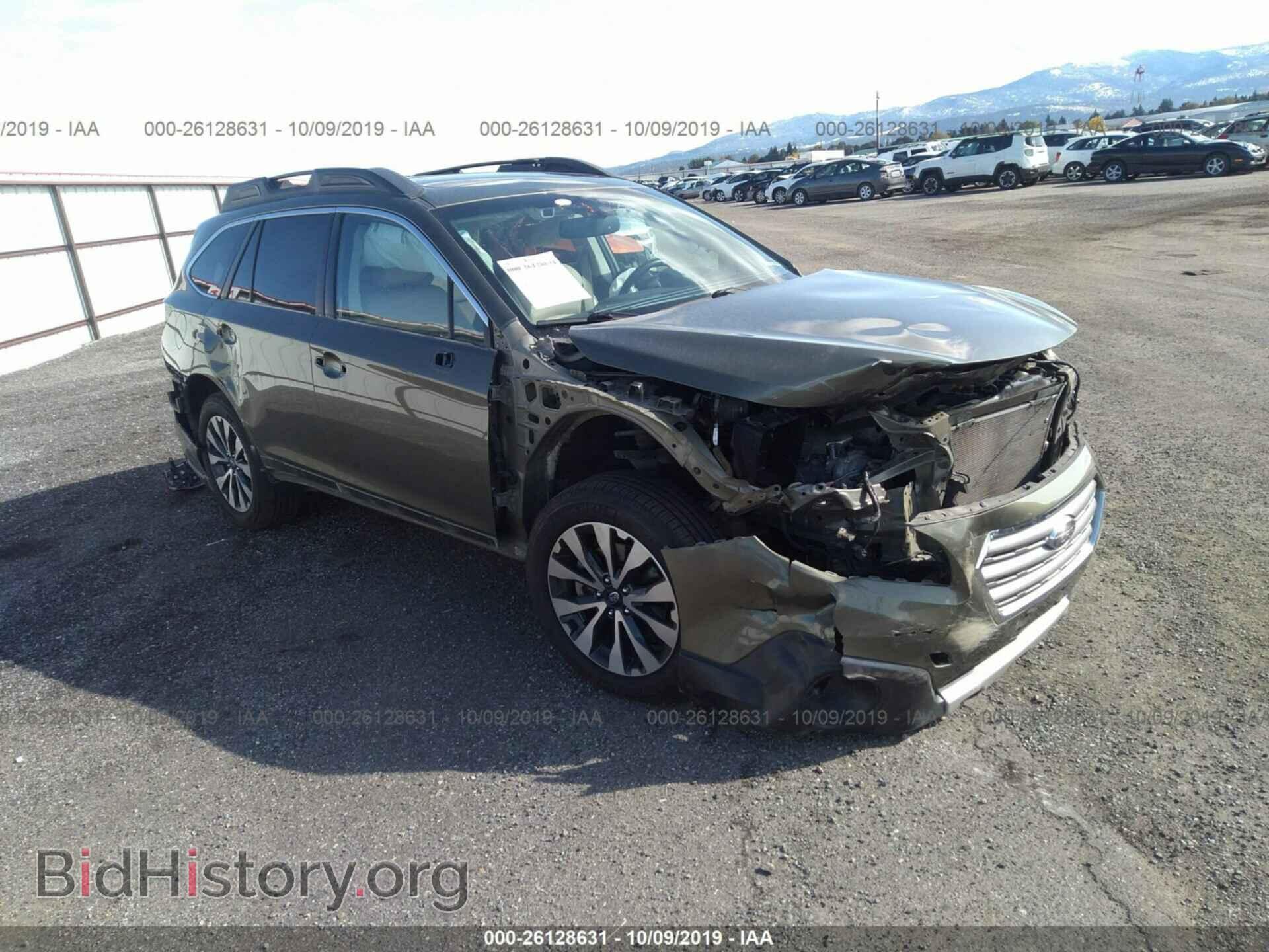 Фотография 4S4BSENC3F3274279 - SUBARU OUTBACK 2015