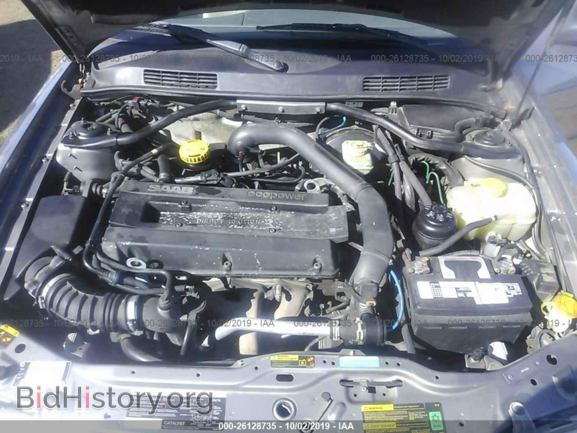 2002 SAAB 9-3 - VIN: YS3DF55K327014386 - Фото 10