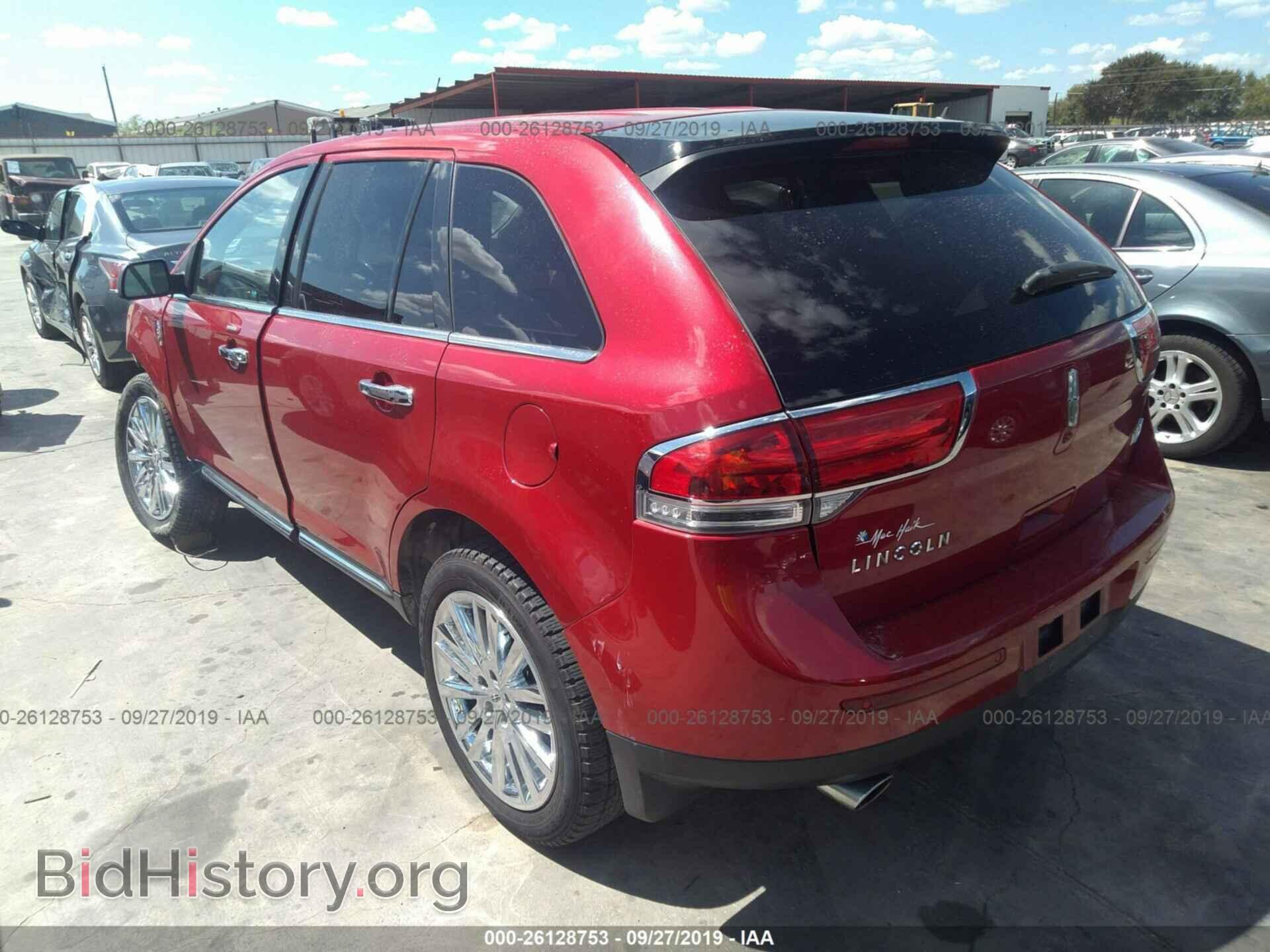 2012 LINCOLN MKX - VIN: 2LMDJ6JK8CBL15410 - Фото 3