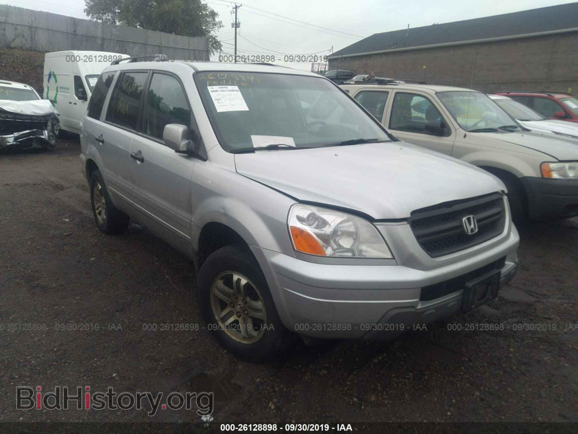 Photo 5FNYF18515B059686 - HONDA PILOT 2005