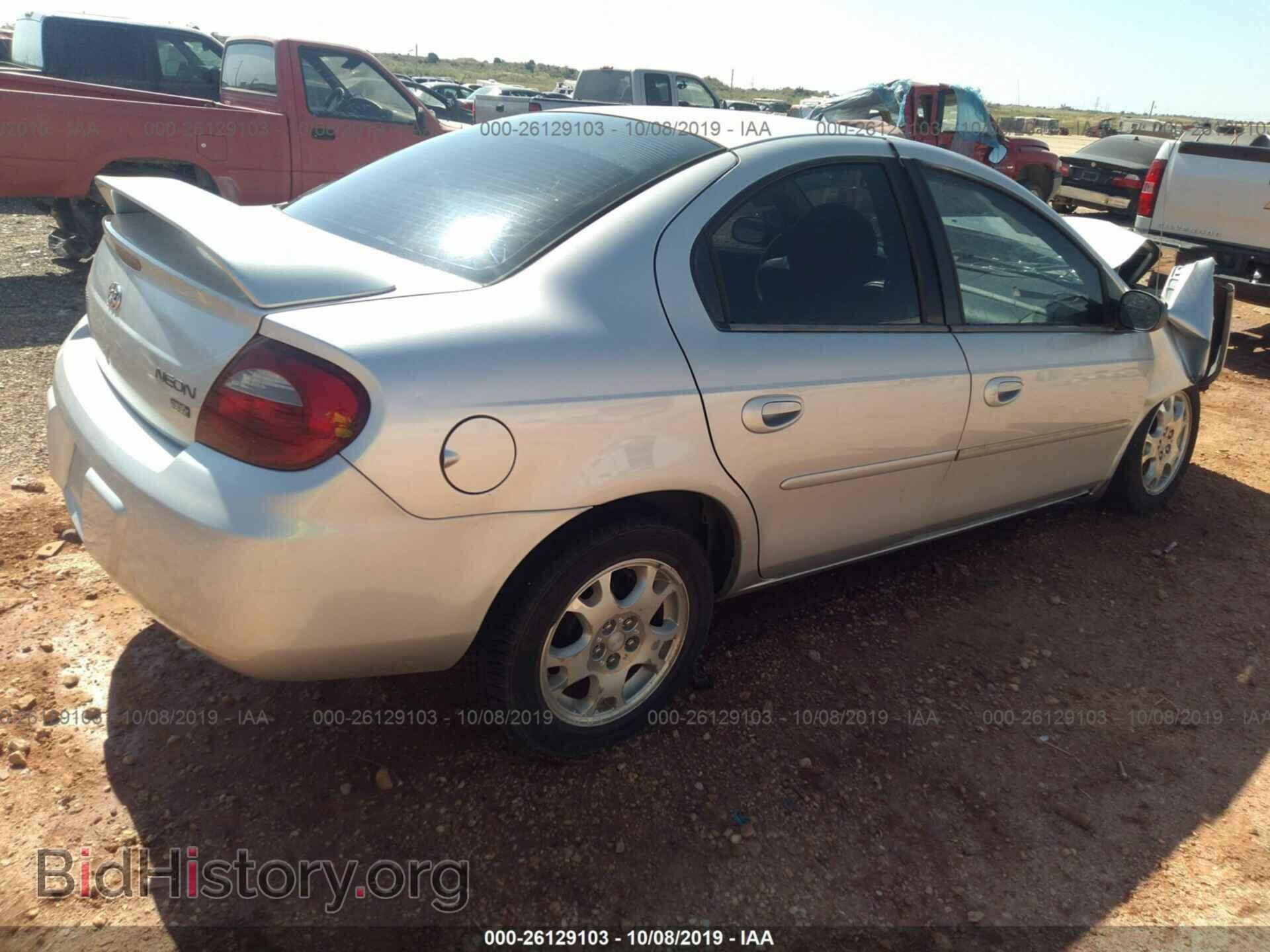 2005 DODGE NEON - VIN: 1B3ES56C05D266747 - Фото 4