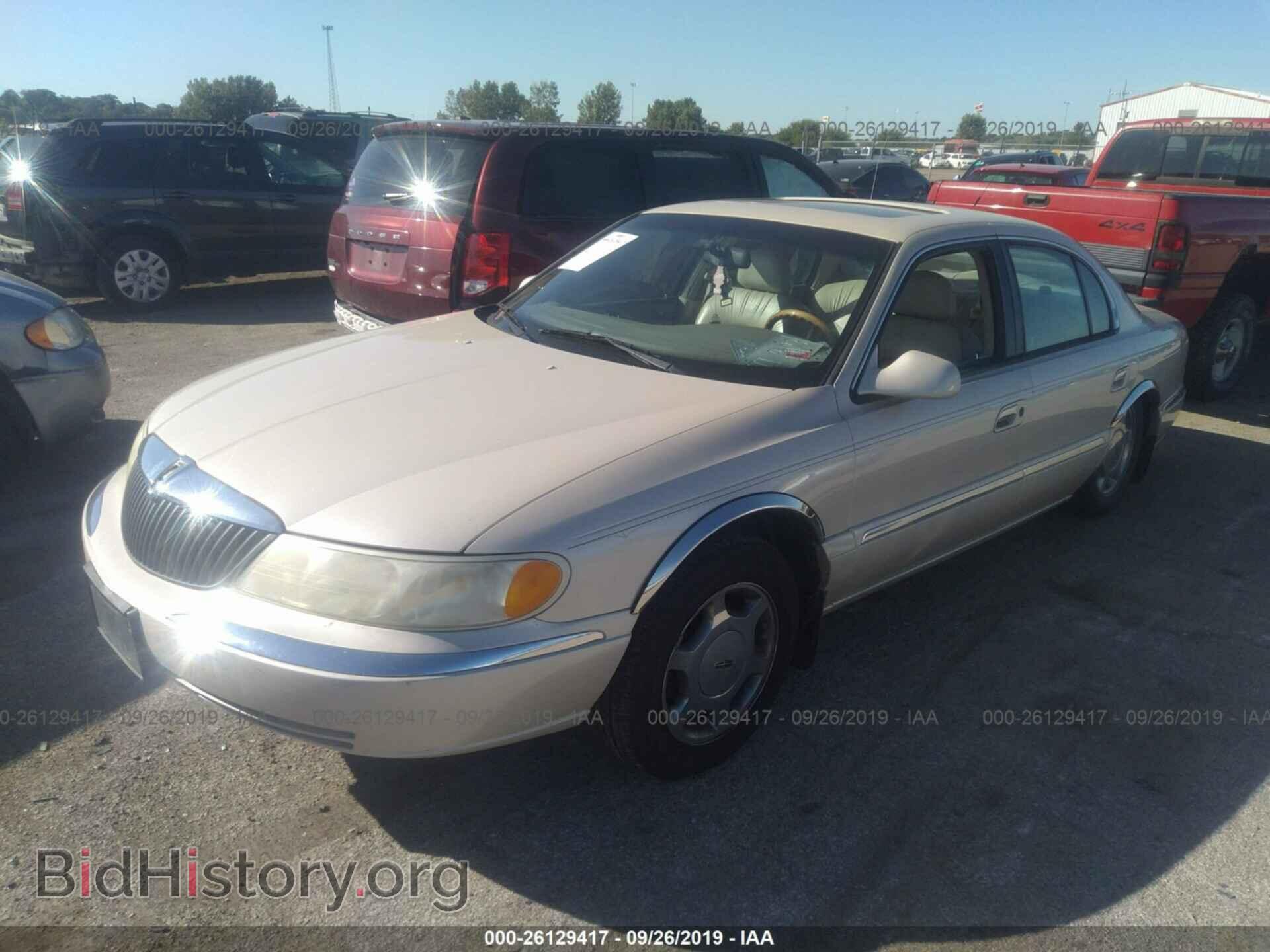 2000 LINCOLN CONTINENTAL - VIN: 1LNHM97V4YY839672 - Фото 2