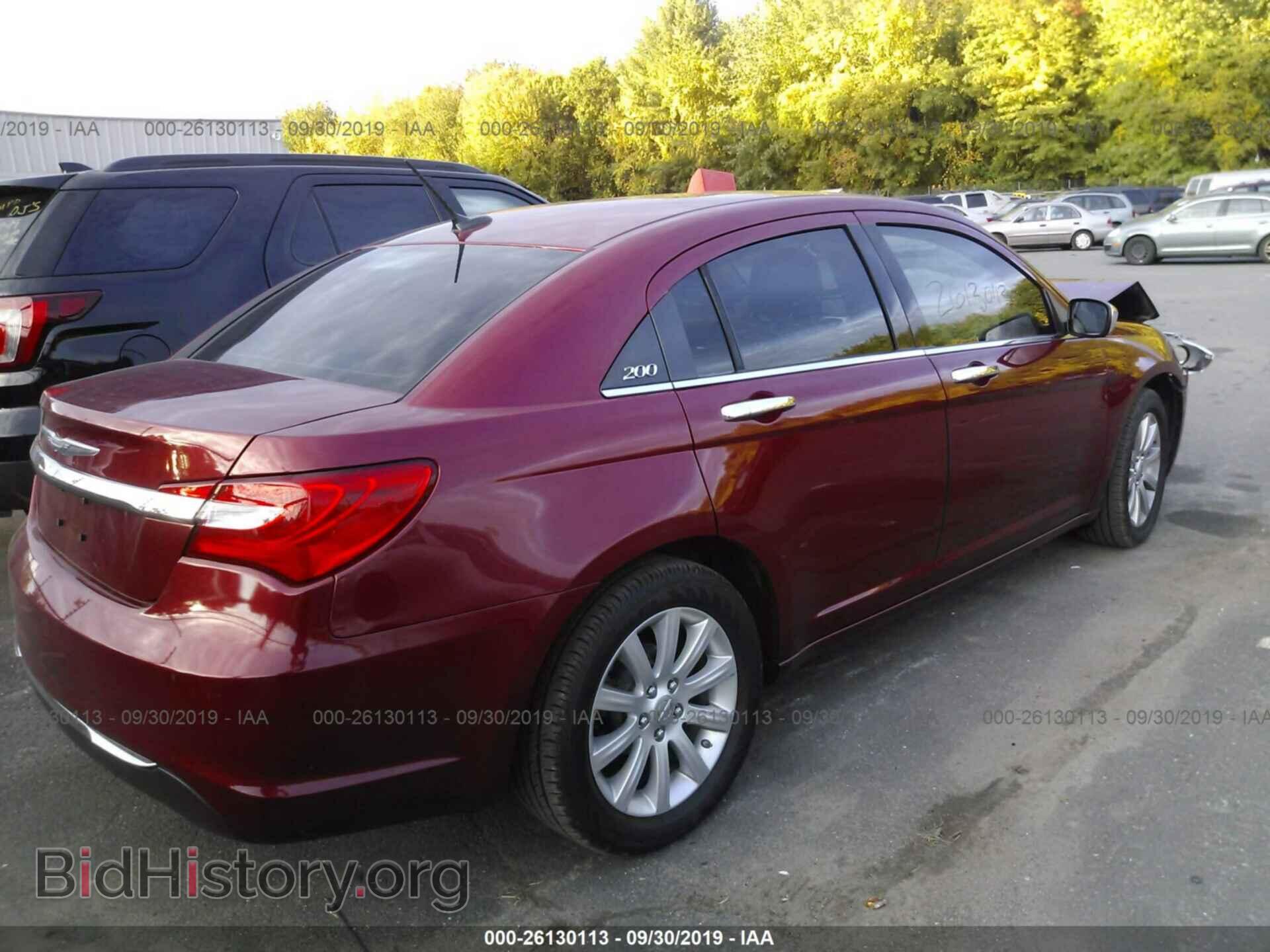 2013 CHRYSLER 200 - VIN: 1C3CCBCG3DN508744 - Фото 4