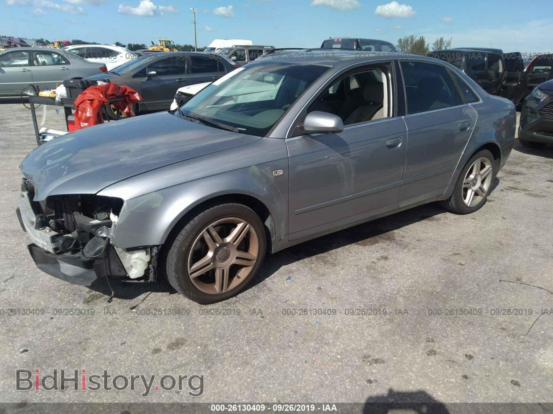 2007 AUDI A4 - VIN: WAUAF78E67A087075 - Фото 2