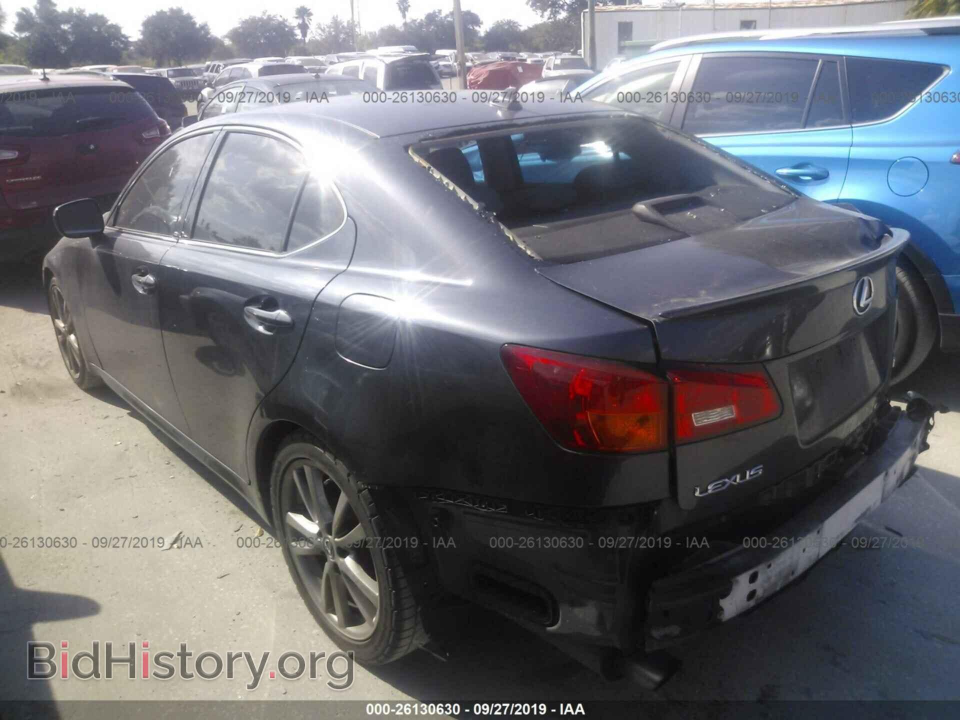 2008 LEXUS IS - VIN: JTHBK262685072258 - Фото 3