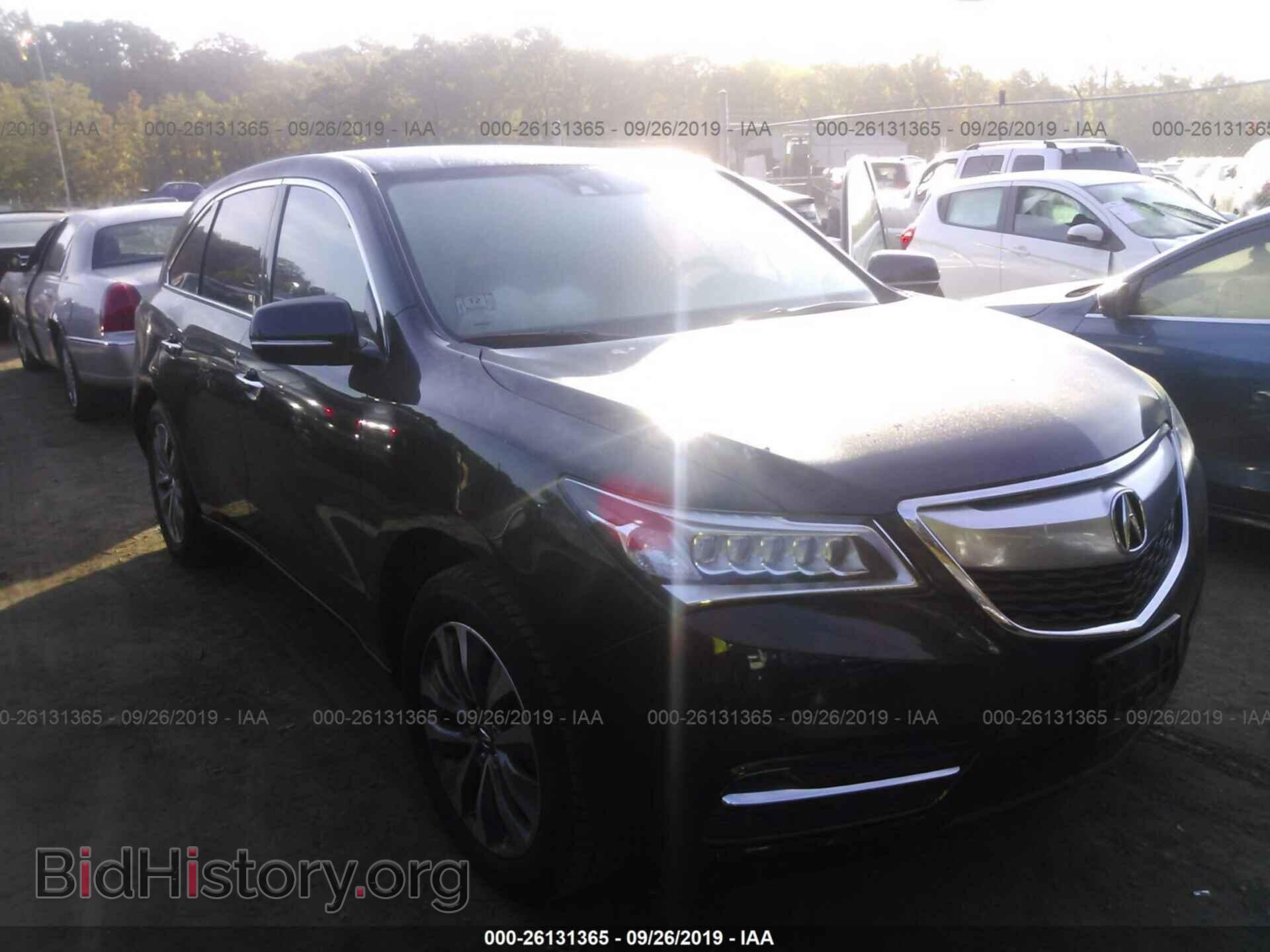 Фотография 5FRYD4H41EB048667 - ACURA MDX 2014