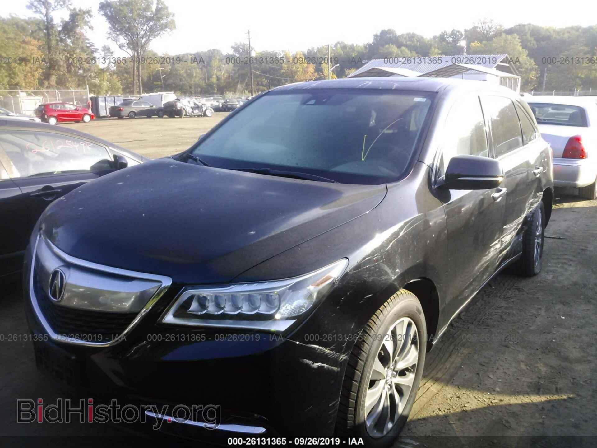 2014 ACURA MDX - VIN: 5FRYD4H41EB048667 - Фото 2