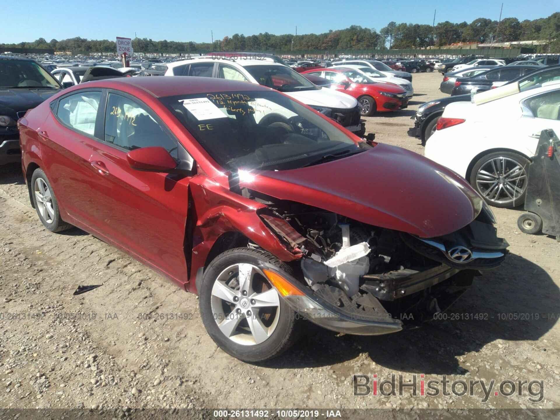 Photo KMHDH4AE8CU403941 - HYUNDAI ELANTRA 2012