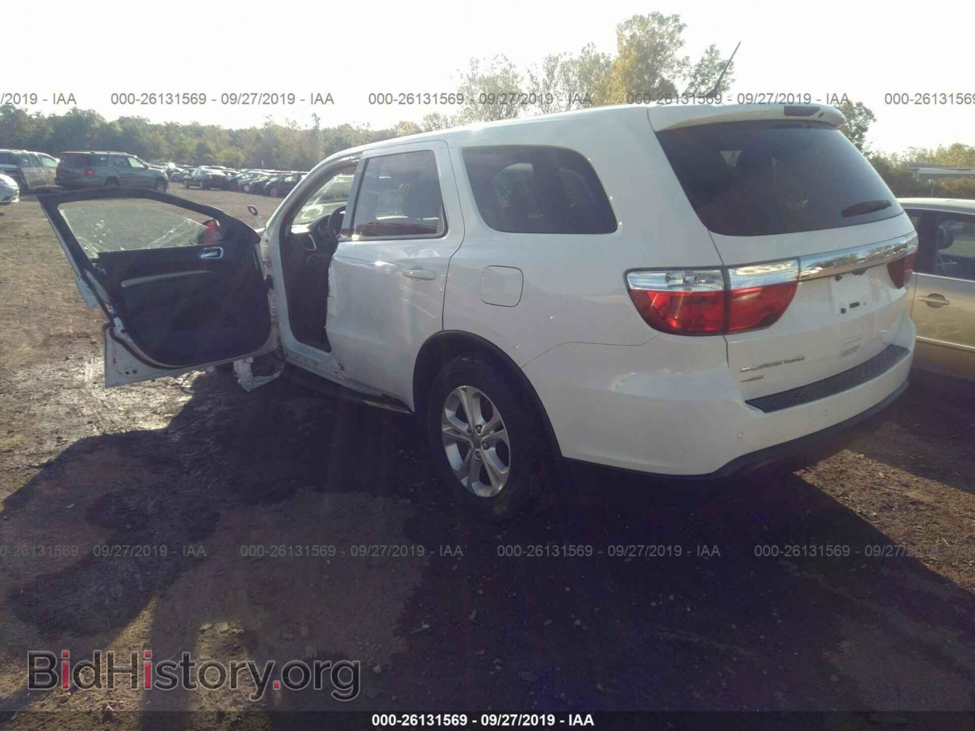 2012 DODGE DURANGO - VIN: 1C4RDJAGXCC336335 - Фото 3