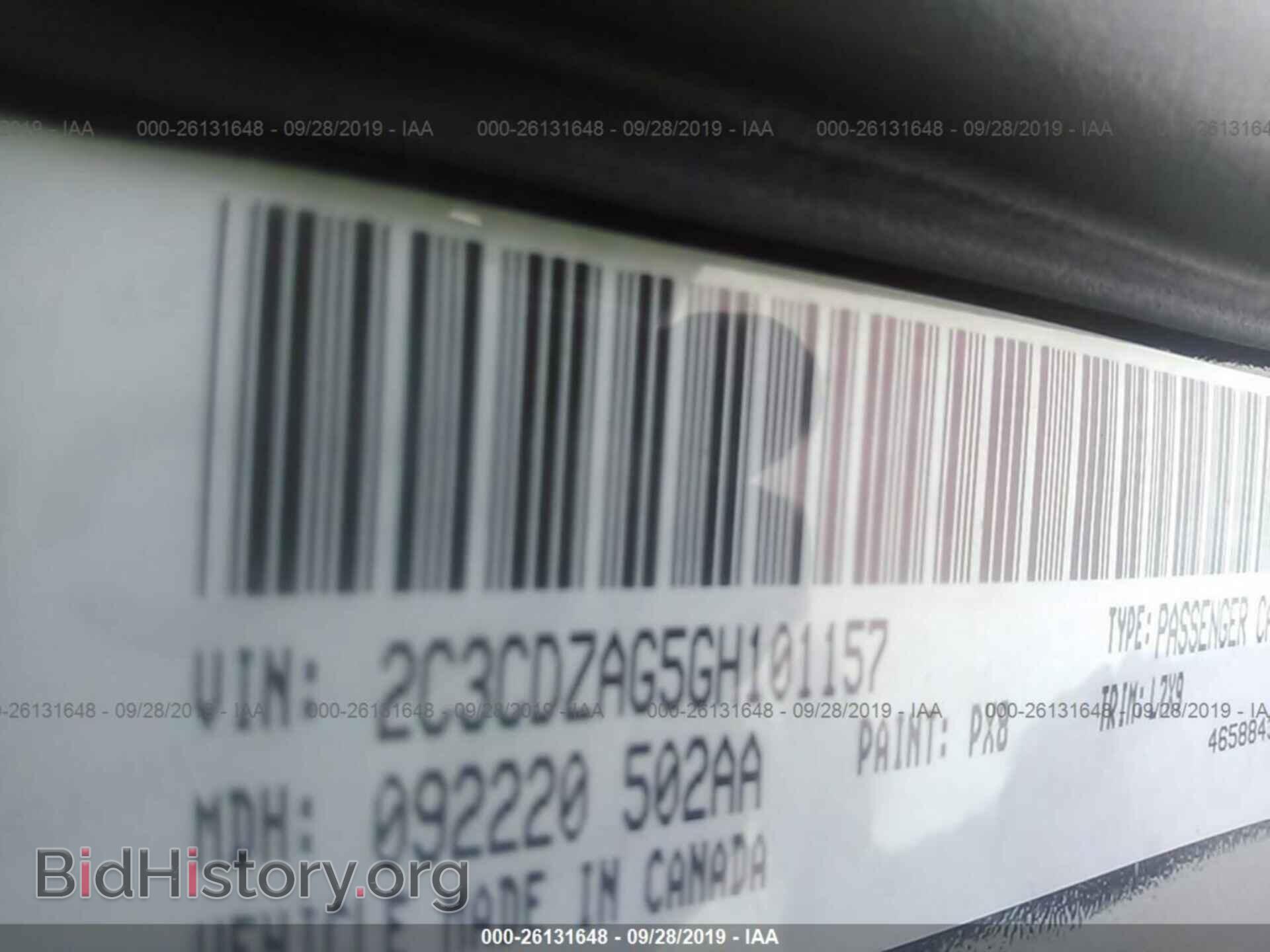 2016 DODGE CHALLENGER - VIN: 2C3CDZAG5GH101157 - Photo 9
