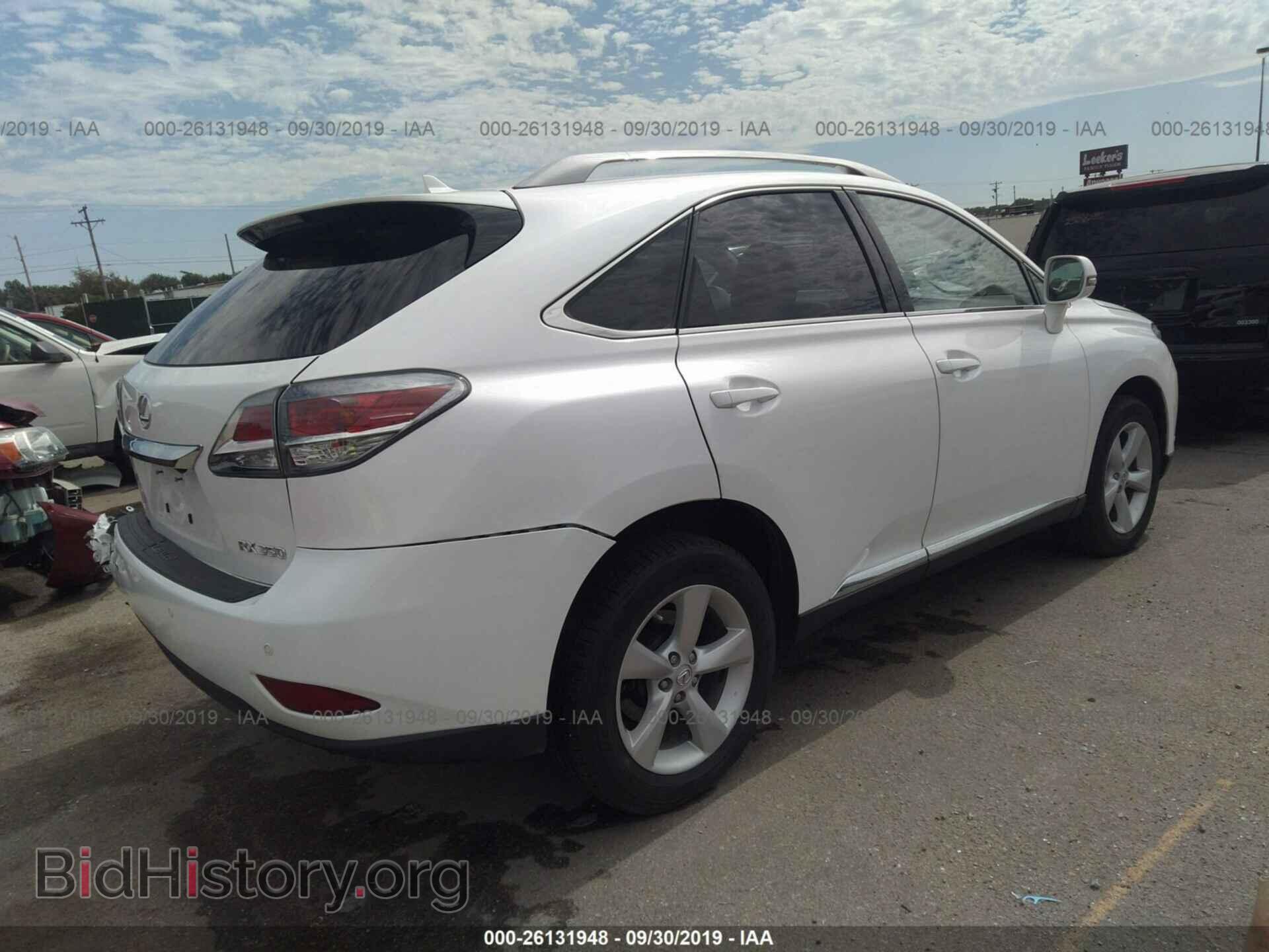 2013 LEXUS RX - VIN: 2T2BK1BA7DC181006 - Фото 4