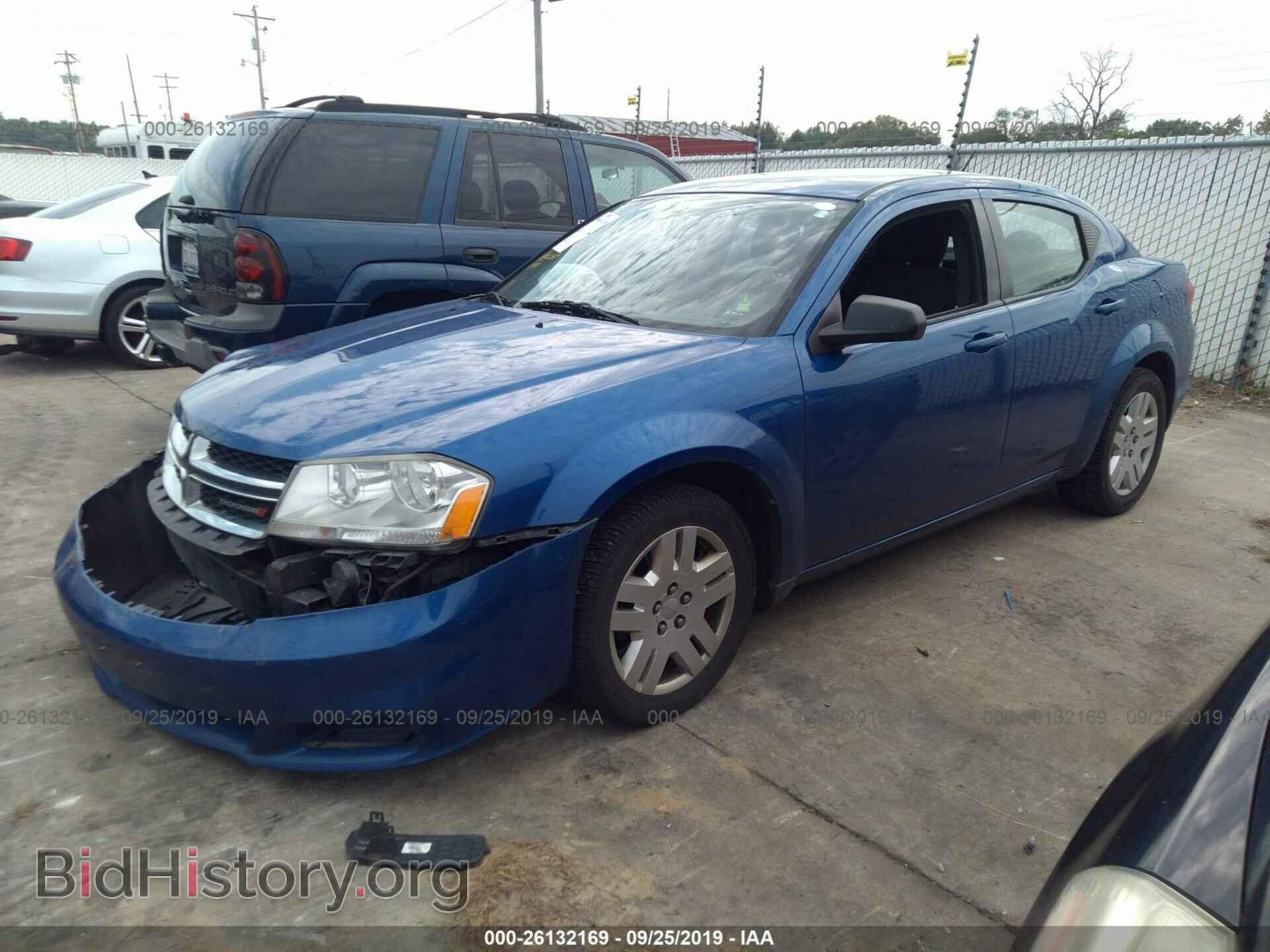 2013 DODGE AVENGER - VIN: 1C3CDZAB4DN637878 - Фото 2