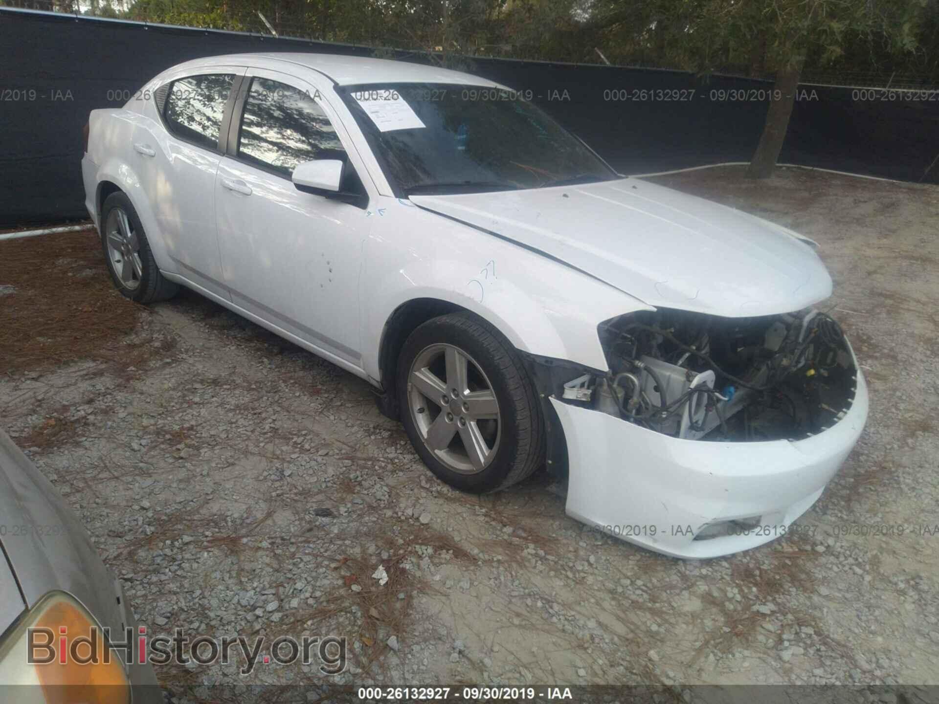 Фотография 1C3CDZCBXDN681705 - DODGE AVENGER 2013