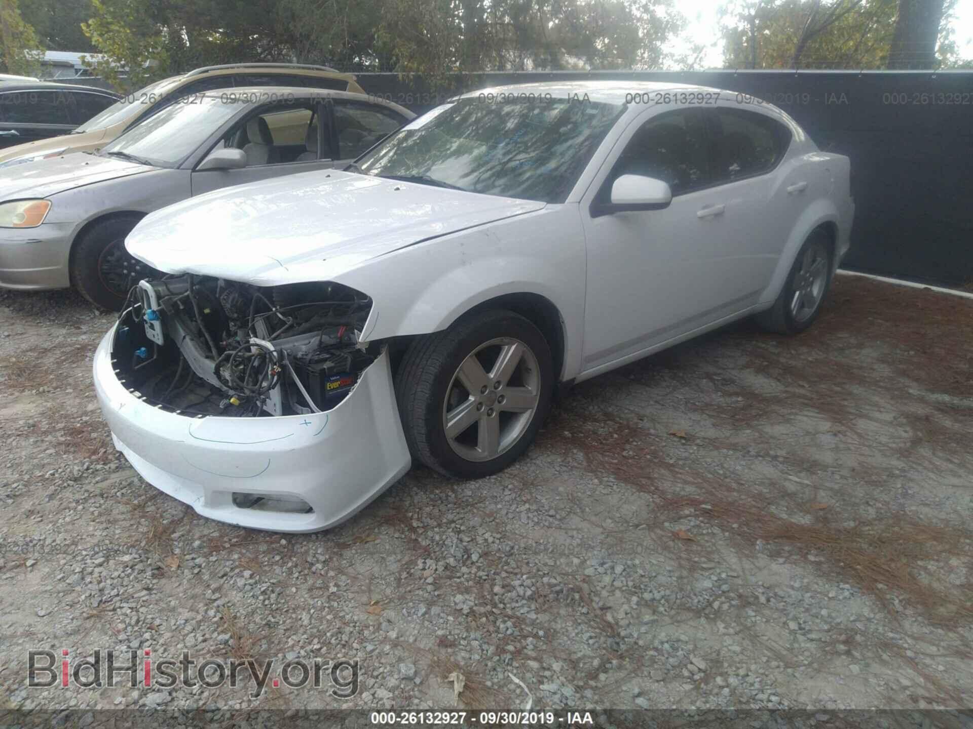 2013 DODGE AVENGER - VIN: 1C3CDZCBXDN681705 - Фото 2