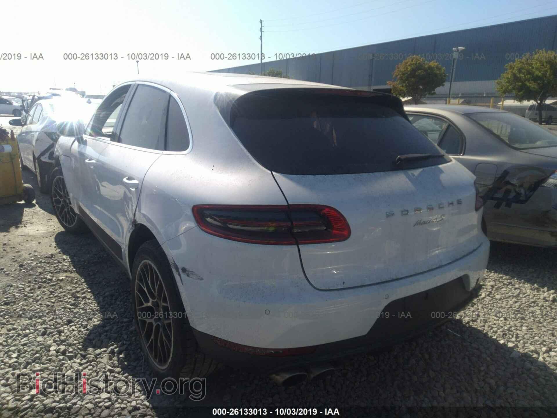 2016 PORSCHE MACAN - VIN: WP1AB2A59GLB50460 - Фото 3