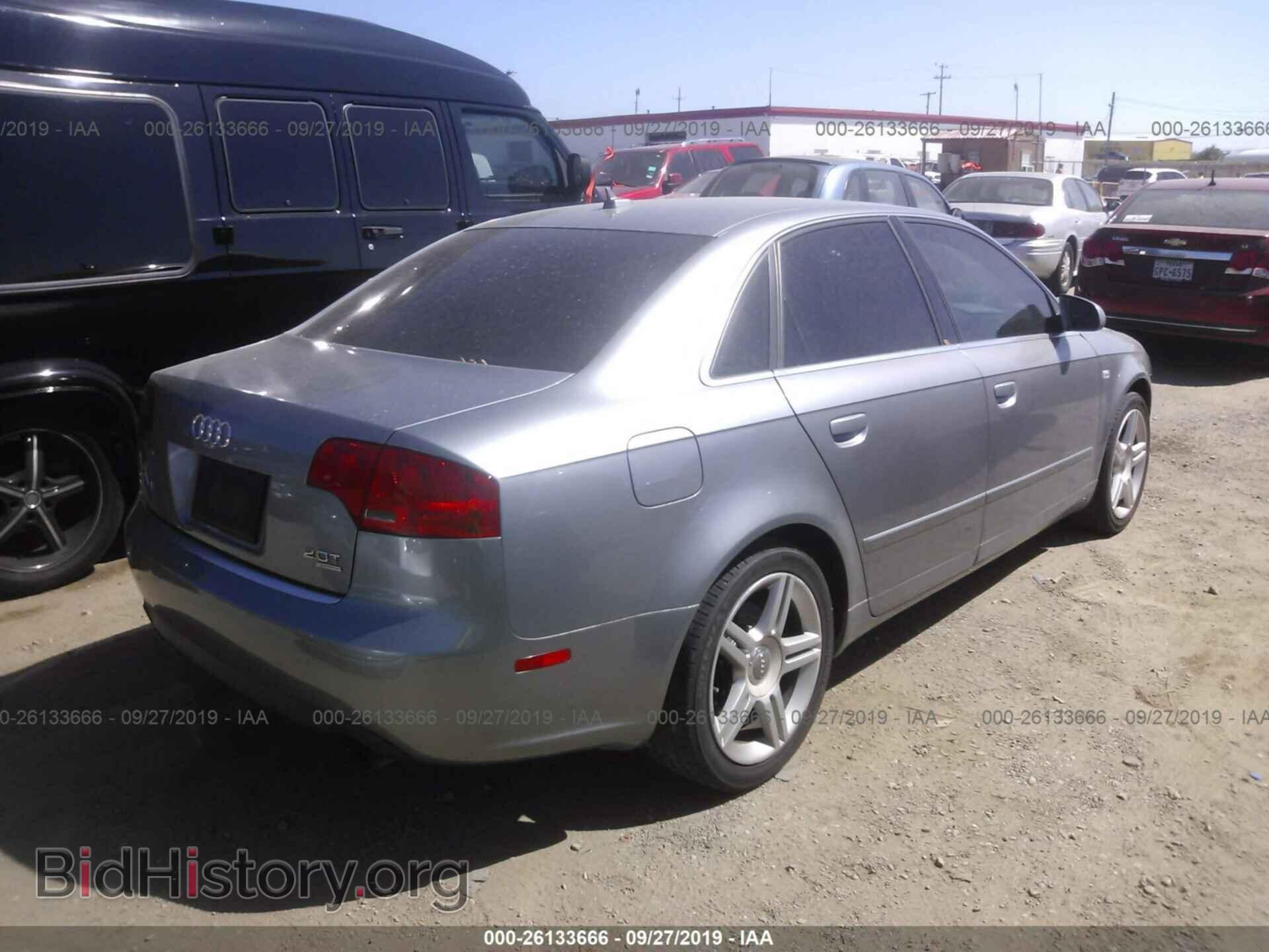 2007 AUDI A4 - VIN: WAUDF78E87A092081 - Фото 4