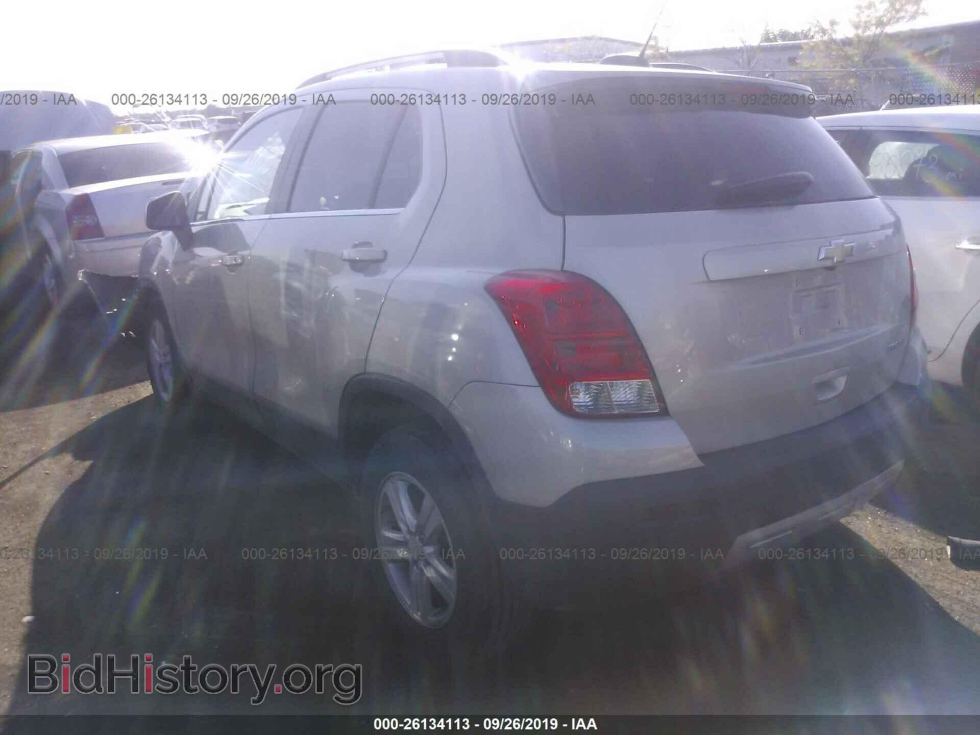 2016 CHEVROLET TRAX - VIN: 3GNCJLSB2GL255781 - Photo 3