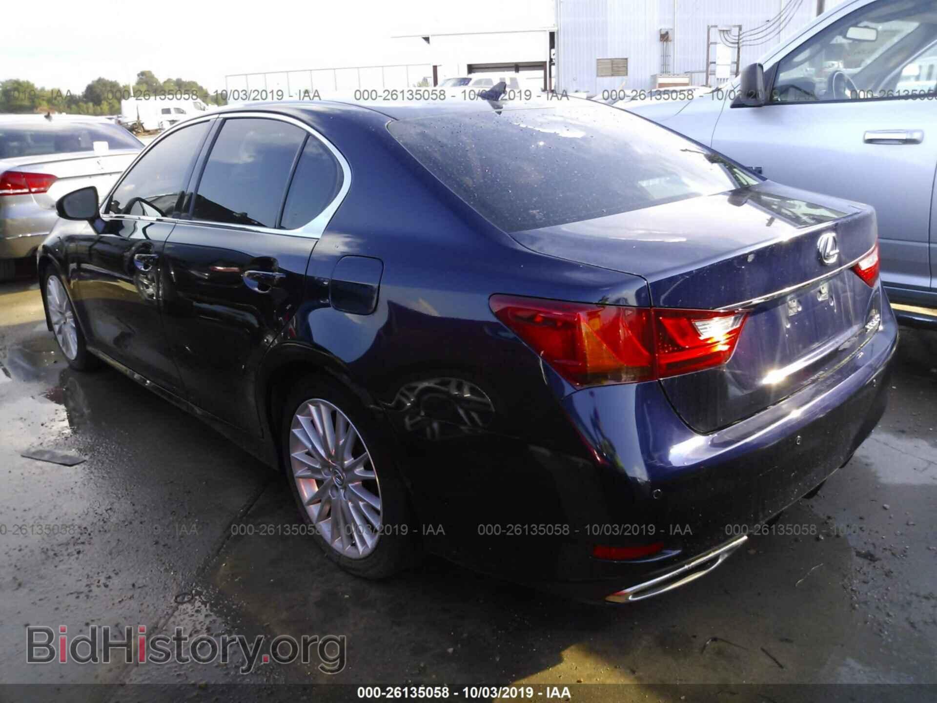 2013 LEXUS GS - VIN: JTHBE1BLXD5008508 - Фото 3