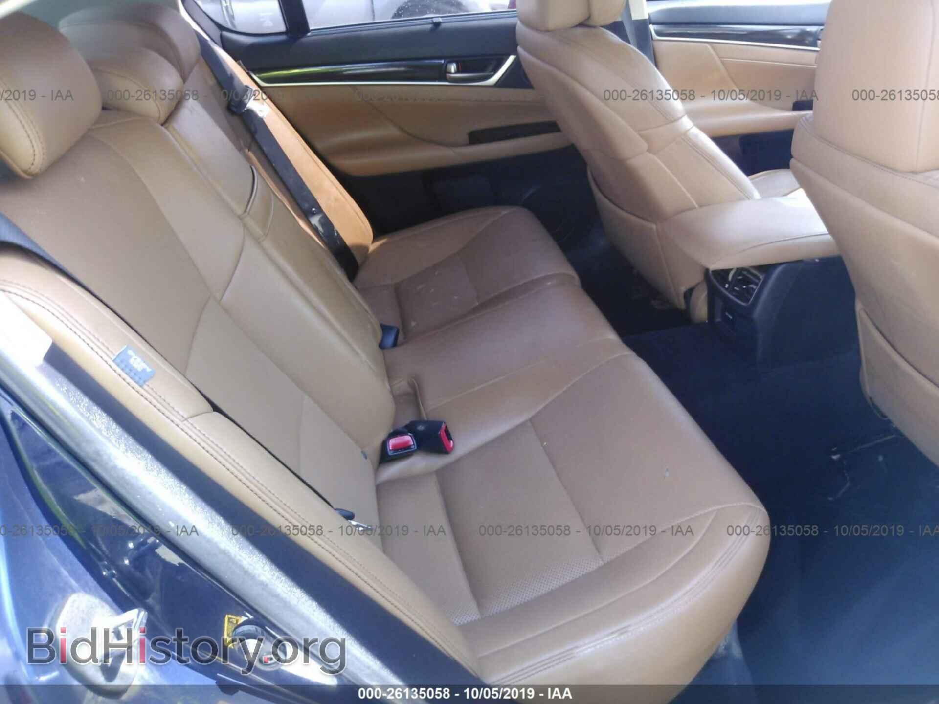 2013 LEXUS GS - VIN: JTHBE1BLXD5008508 - Фото 8
