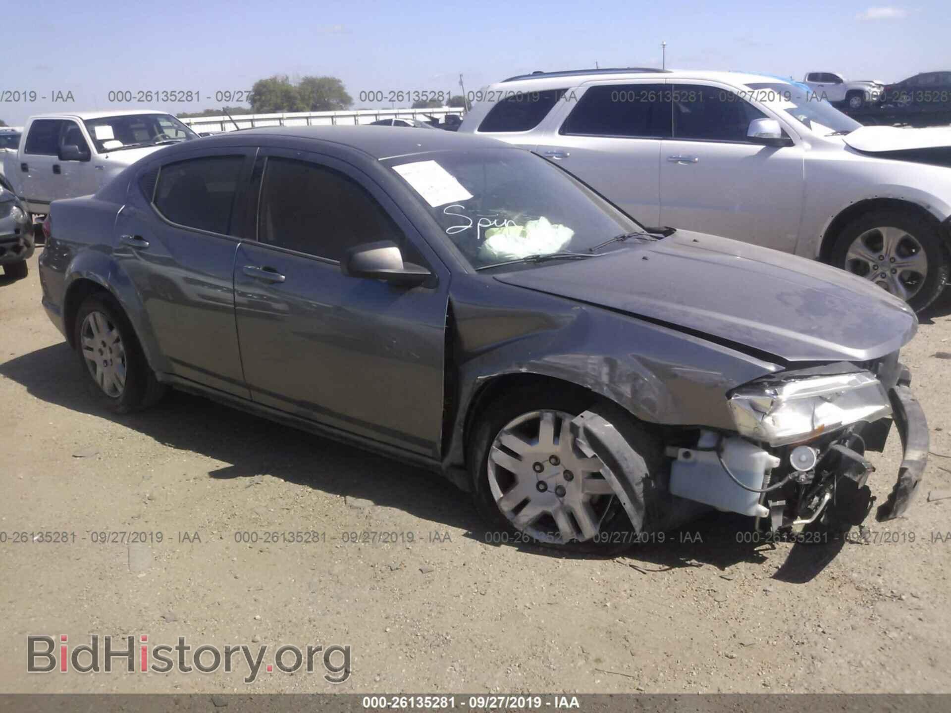 Photo 1C3CDZAB0DN621564 - DODGE AVENGER 2013