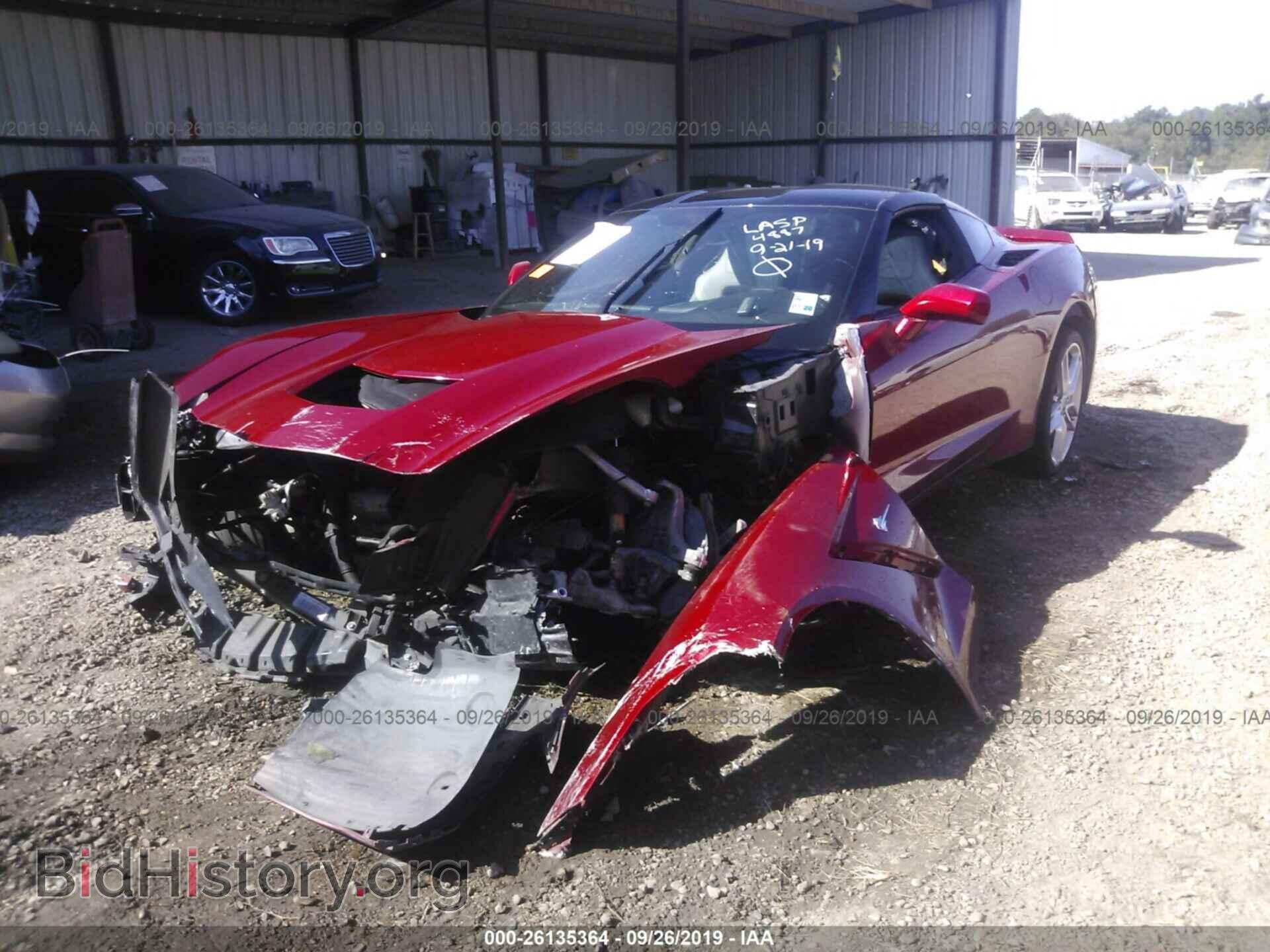 2015 CHEVROLET CORVETTE - VIN: 1G1YB2D75F5114760 - Фото 2