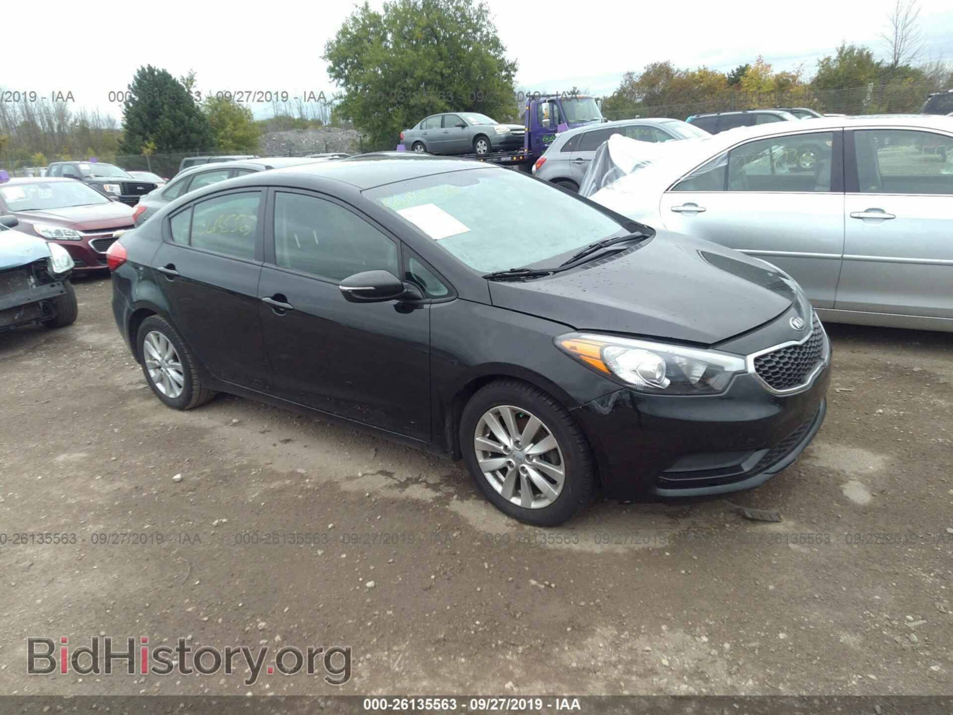 Фотография KNAFX4A62F5385327 - KIA FORTE 2015