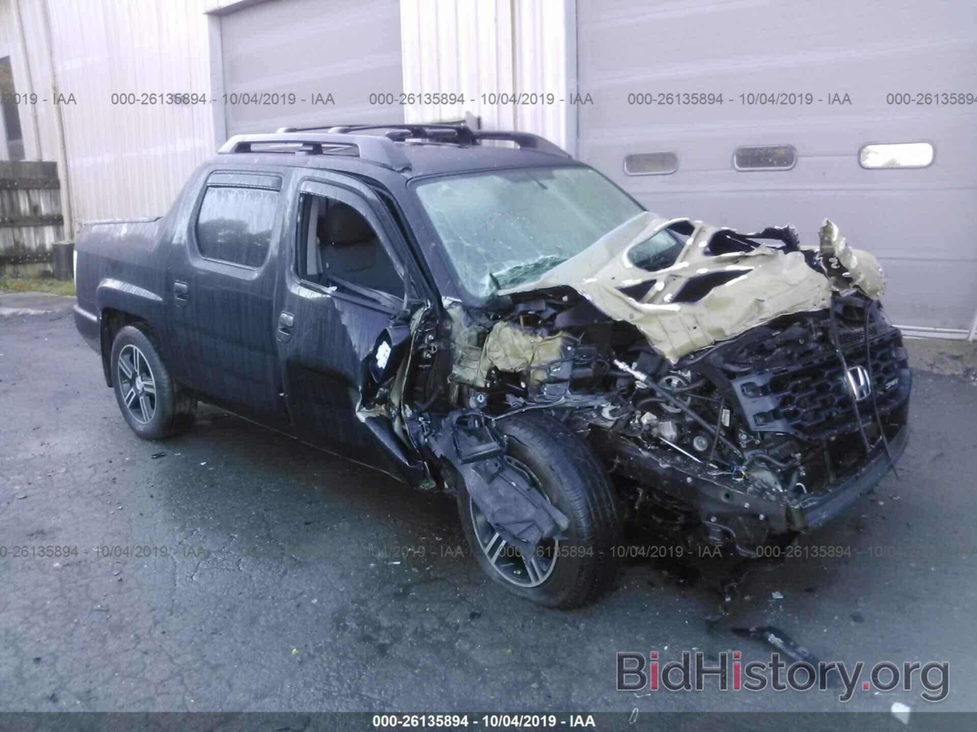 Photo 5FPYK1F79EB004037 - HONDA RIDGELINE 2014