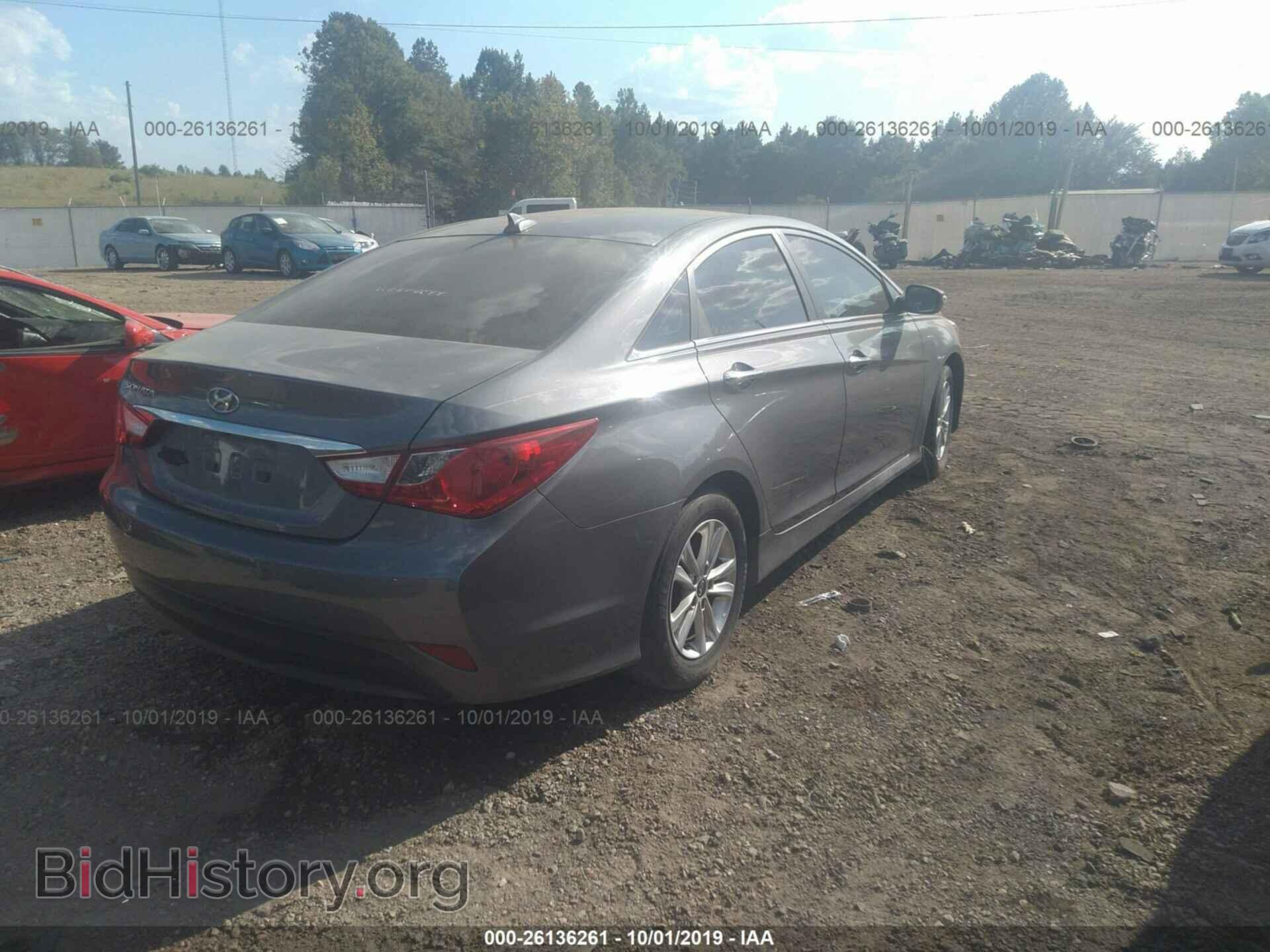 2014 HYUNDAI SONATA - VIN: 5NPEB4AC4EH895986 - Фото 4