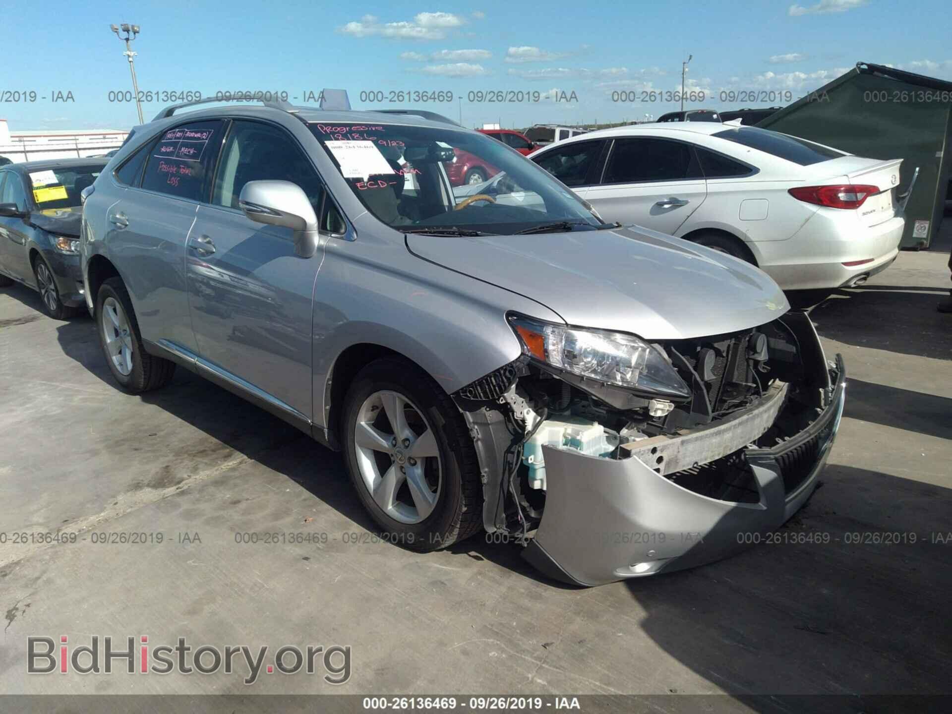 Photo 2T2BK1BA7CC136016 - LEXUS RX 2012