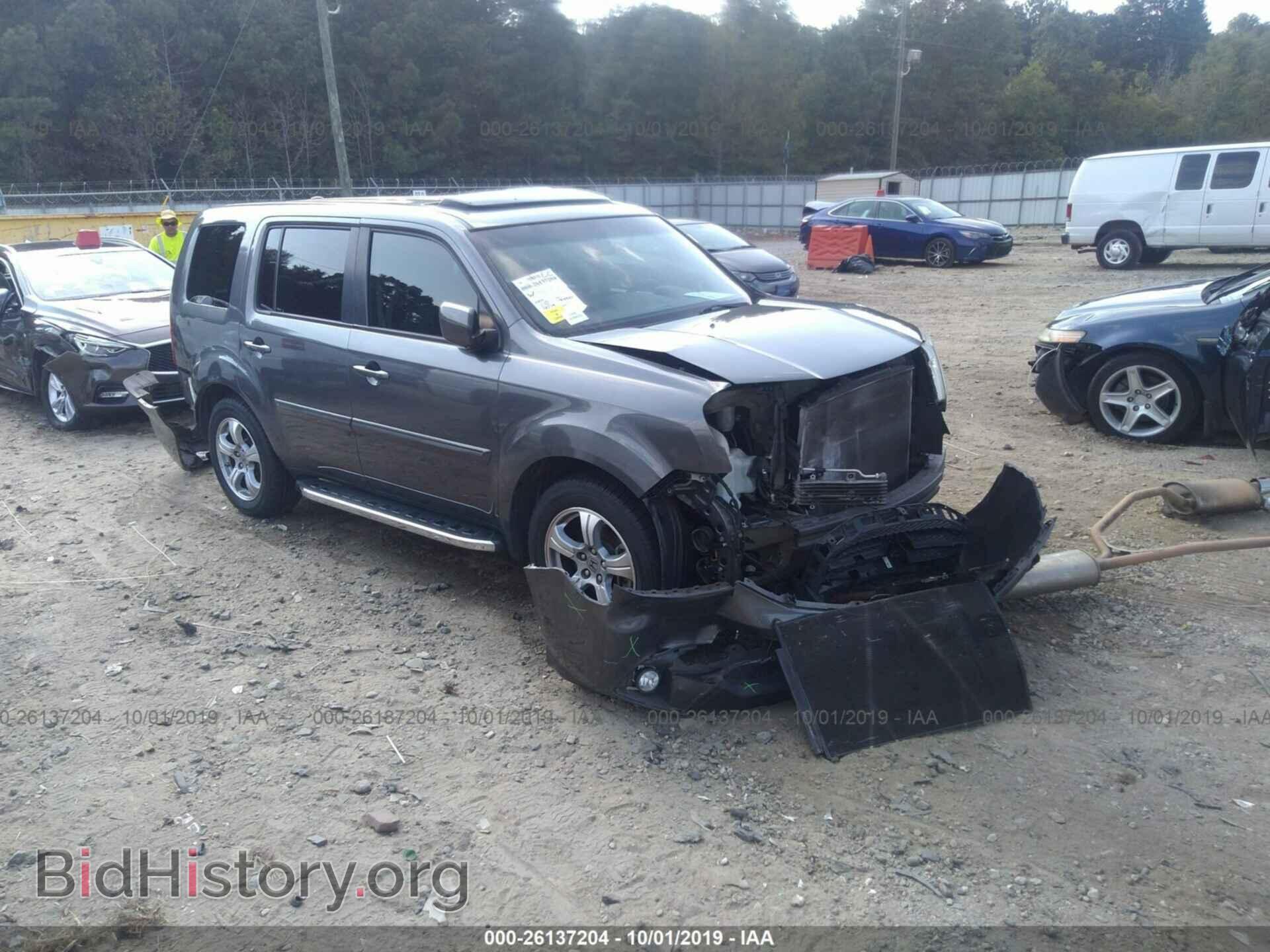 Фотография 5FNYF4H76CB008135 - HONDA PILOT 2012