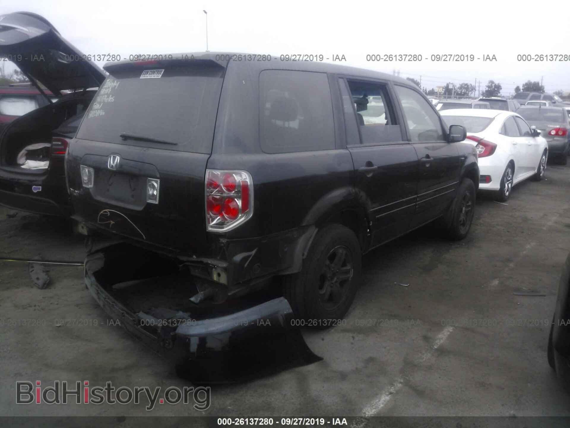 2006 HONDA PILOT - VIN: 5FNYF28126B013188 - Фото 4