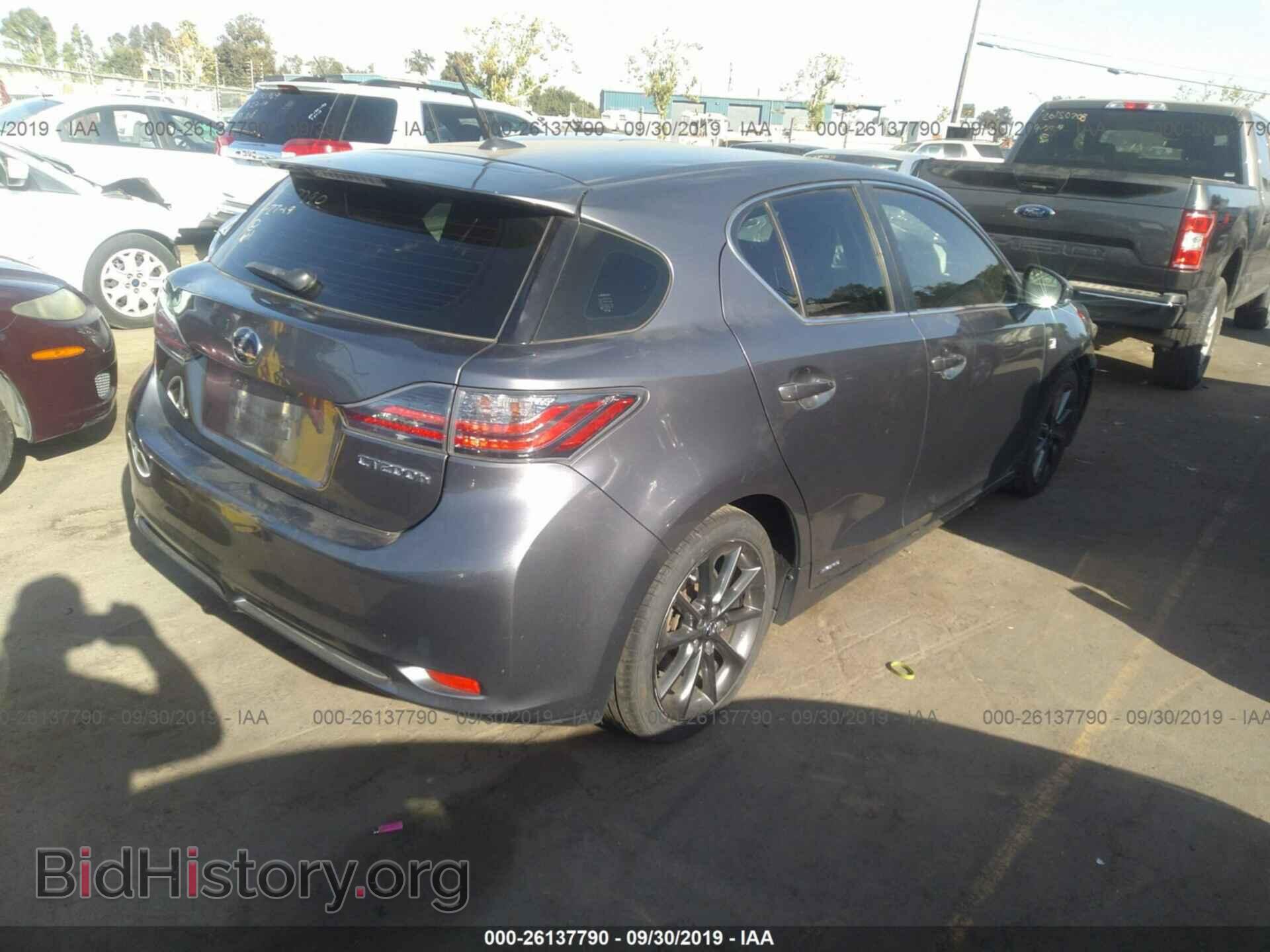 2013 LEXUS CT - VIN: JTHKD5BH2D2142016 - Фото 4