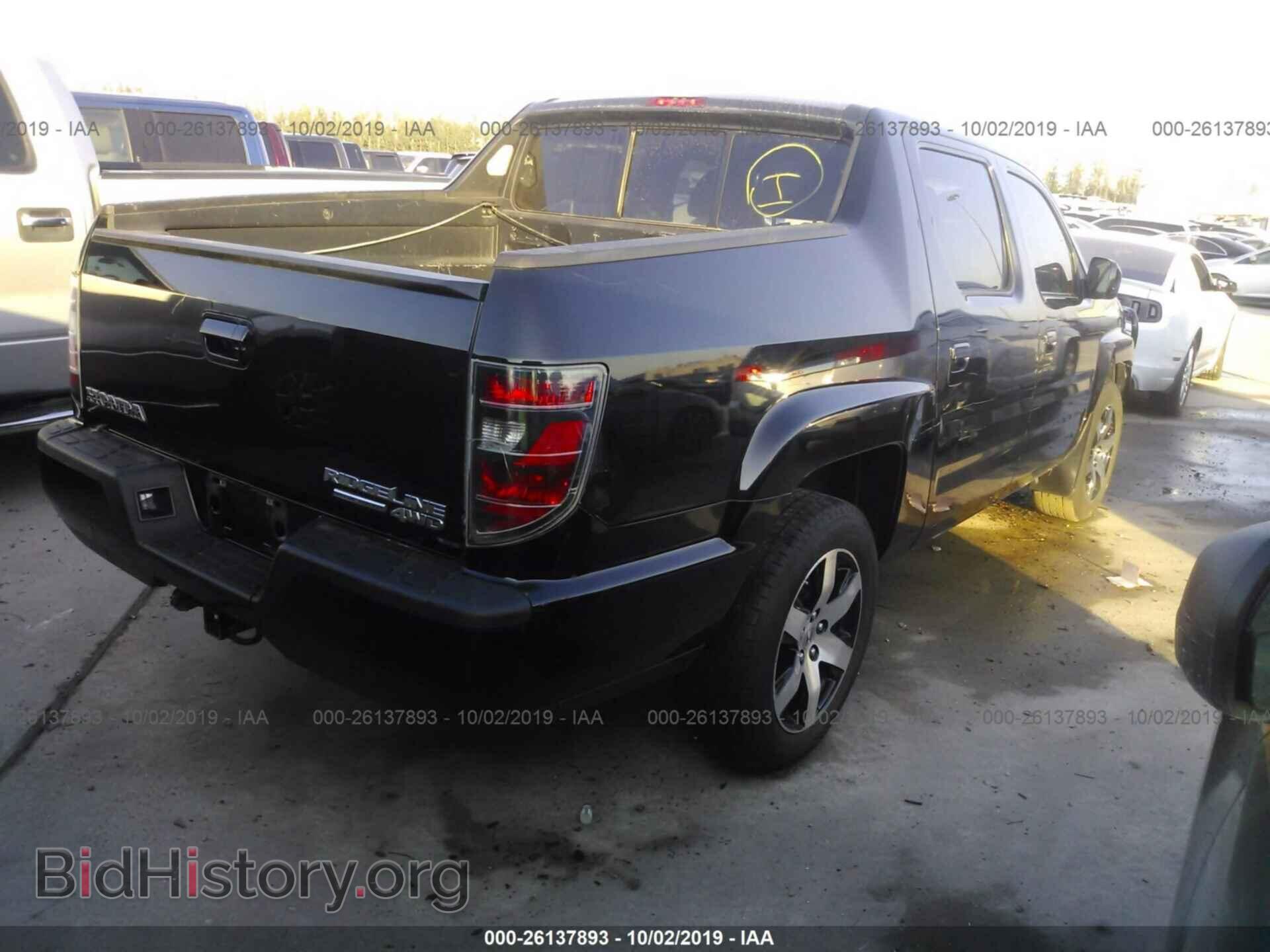 2014 HONDA RIDGELINE - VIN: 5FPYK1F66EB006335 - Фото 4
