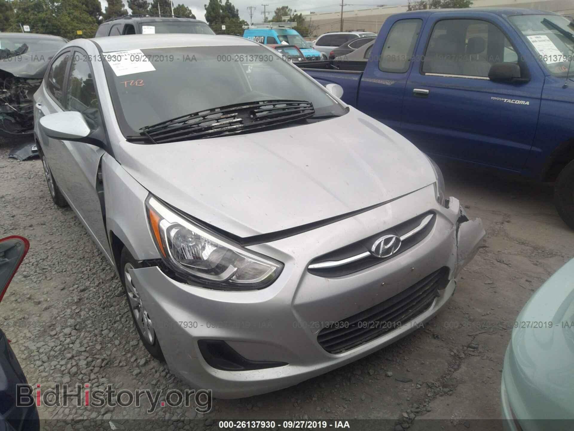 Фотография KMHCT4AE0GU948967 - HYUNDAI ACCENT 2016