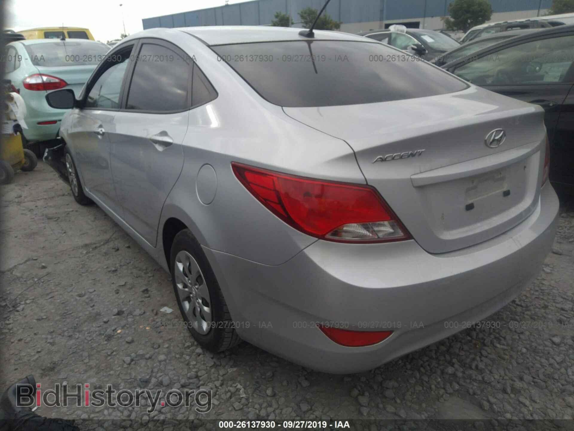 2016 HYUNDAI ACCENT - VIN: KMHCT4AE0GU948967 - Фото 3