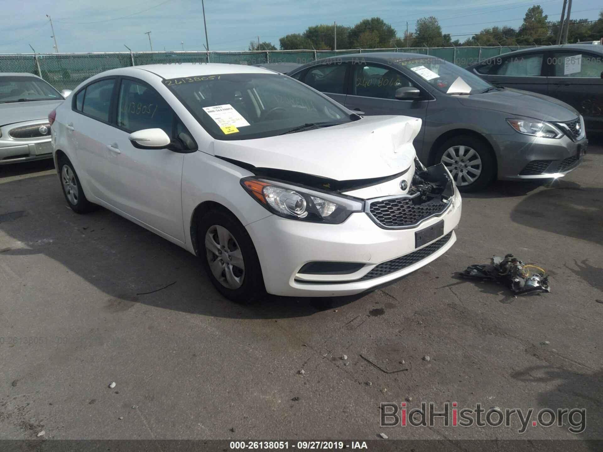 Photo KNAFX4A68F5339310 - KIA FORTE 2015