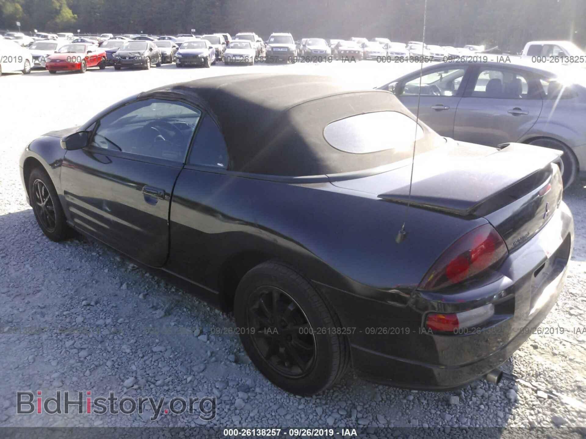 2001 MITSUBISHI ECLIPSE - VIN: 4A3AE35G41E003322 - Фото 3