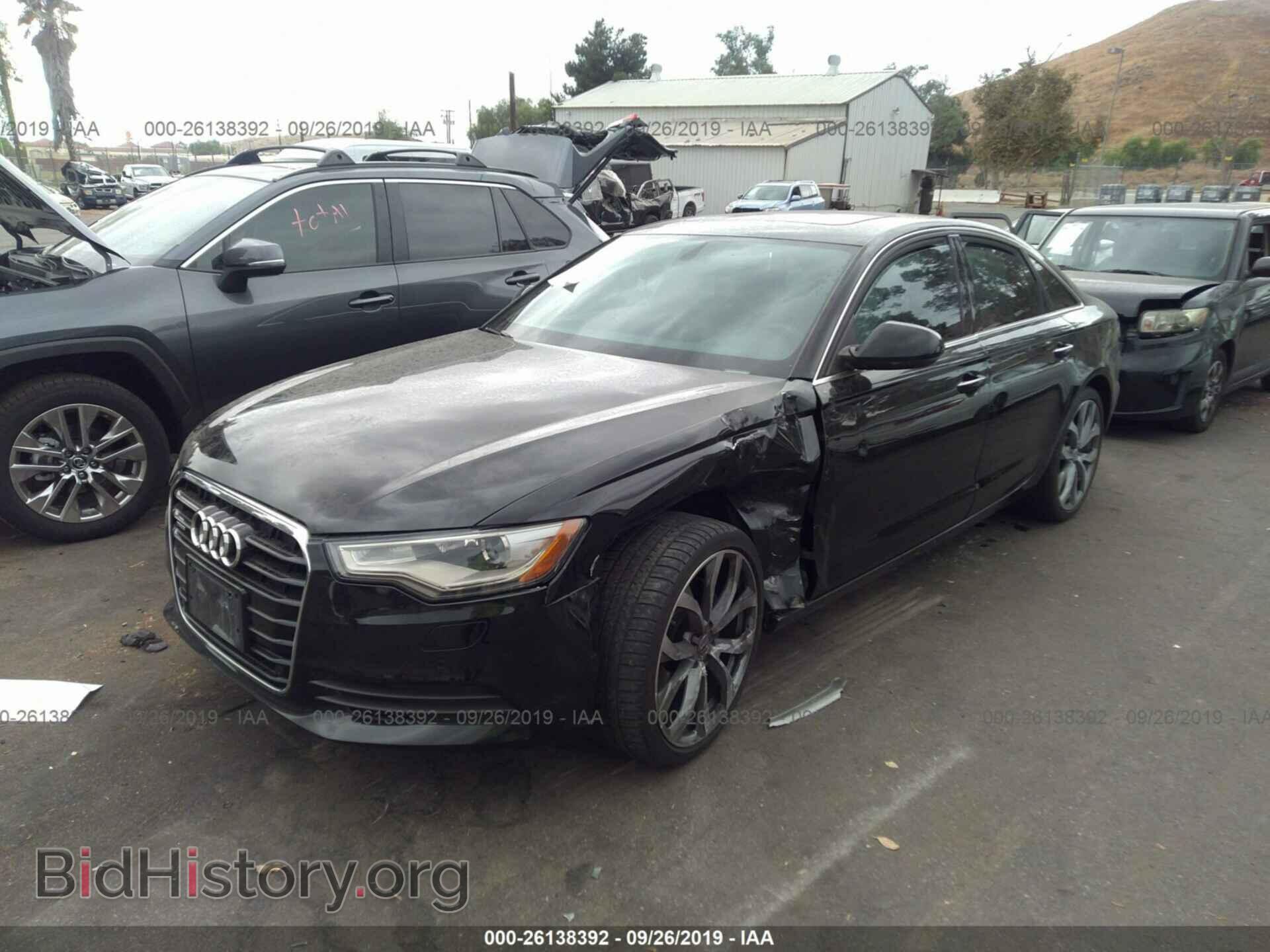 2013 AUDI A6 - VIN: WAUGFAFC1DN112509 - Фото 2