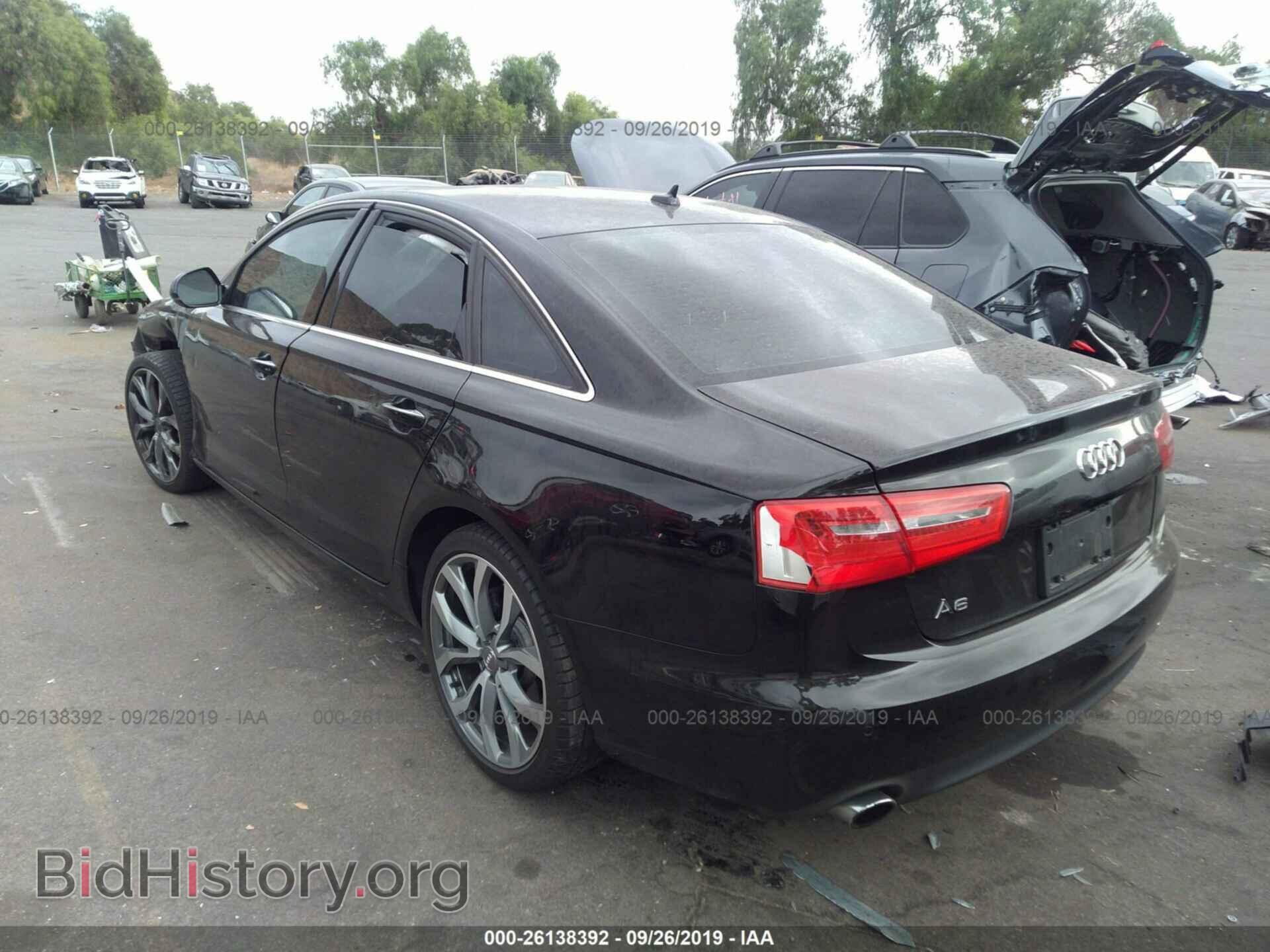 2013 AUDI A6 - VIN: WAUGFAFC1DN112509 - Фото 3