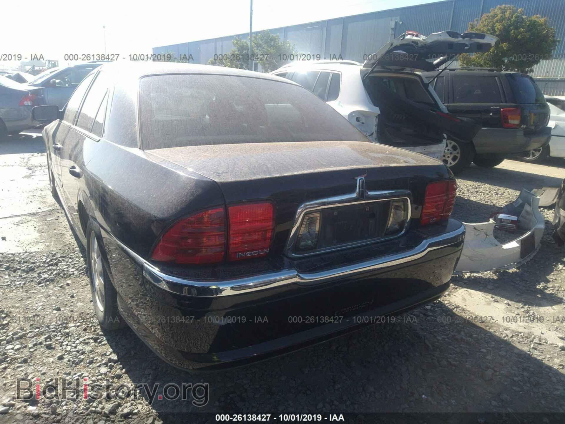 2002 LINCOLN LS - VIN: 1LNHM86SX2Y713342 - Фото 3